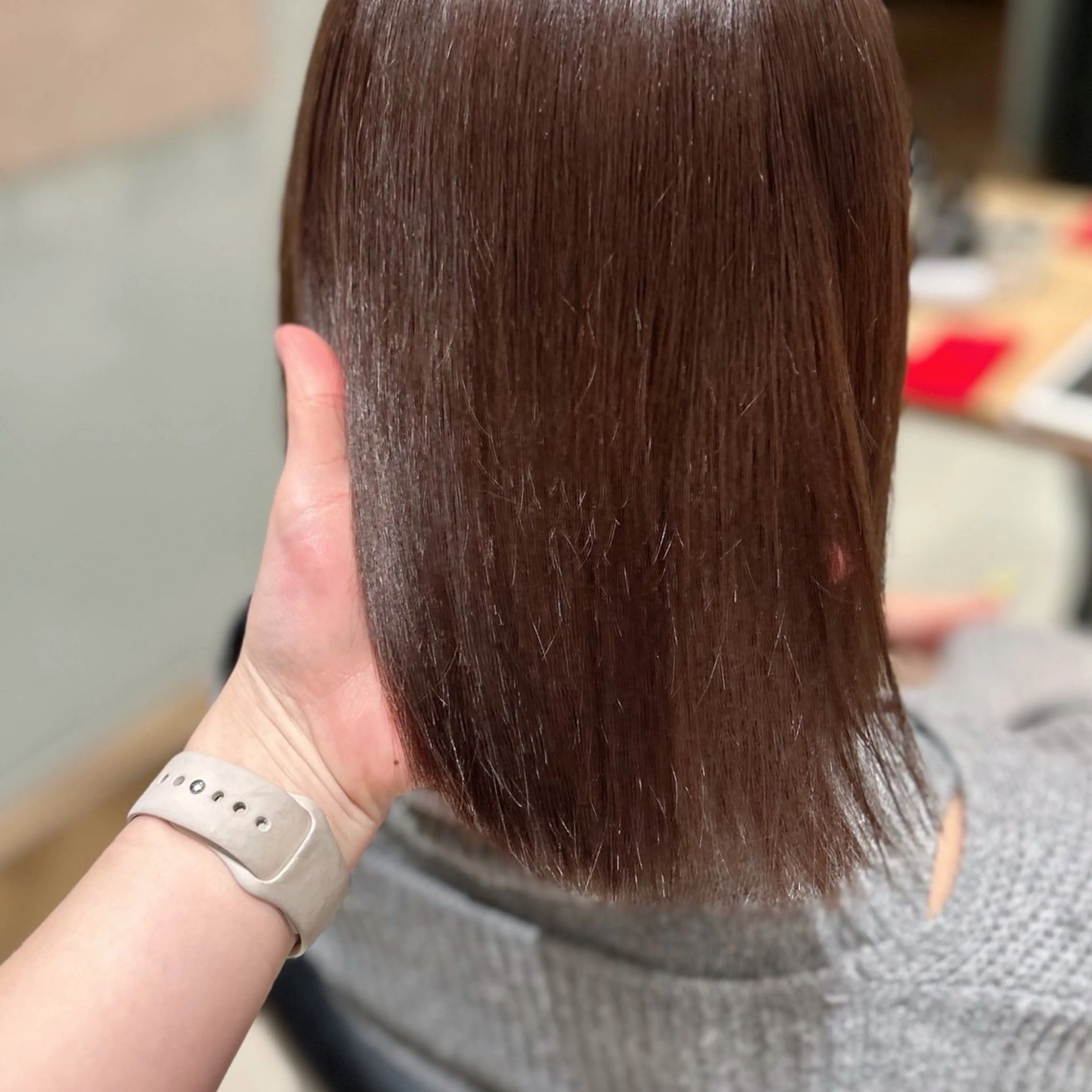 カラー 透明感カラー ︎︎🌟韓国艶カラー ︎🌟璃奈 (ﾘﾅ)のヘアスタイル