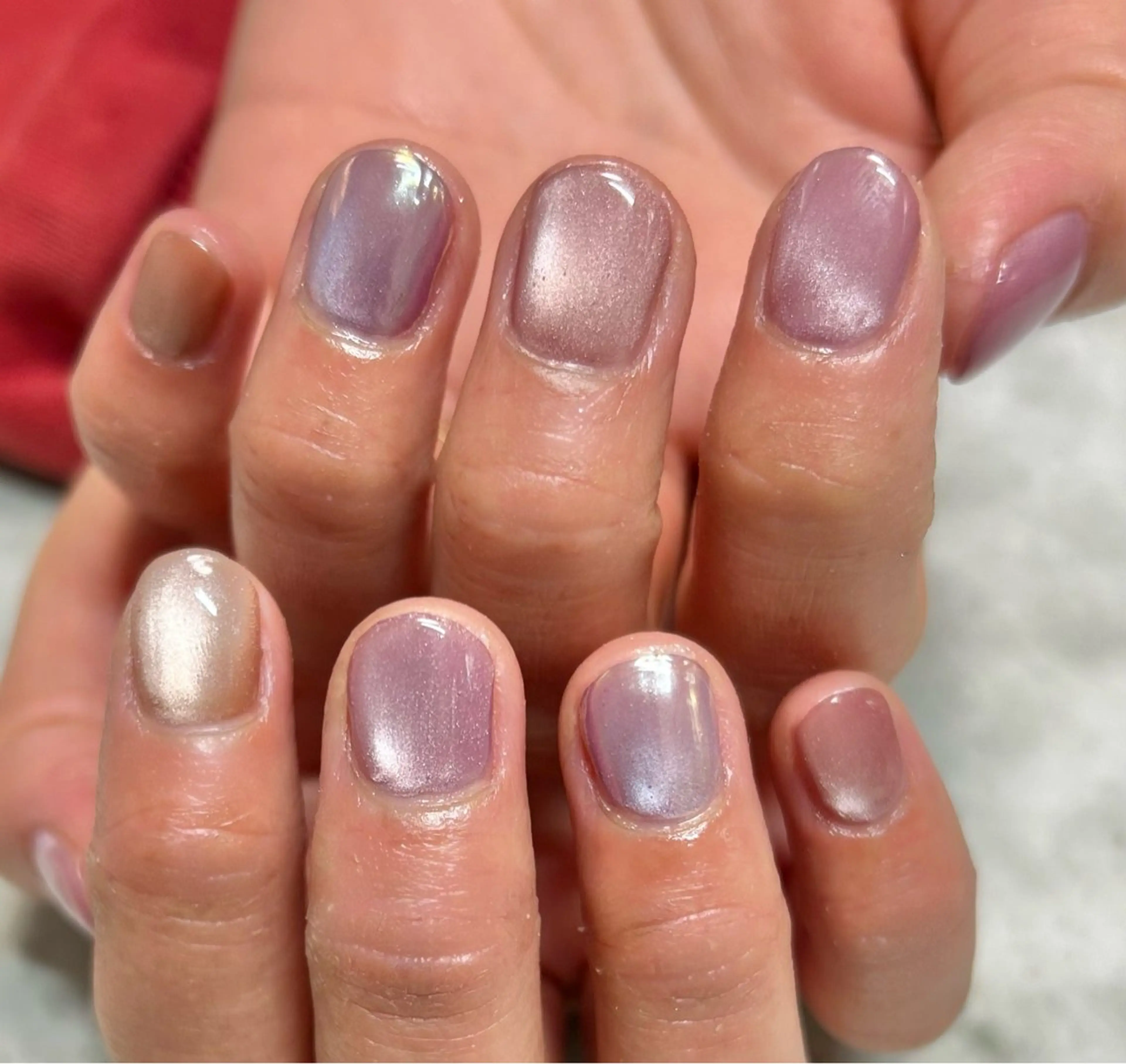 ネイル オーロラネイル ハンドネイル Mai Nail 本田舞のネイルデザイン