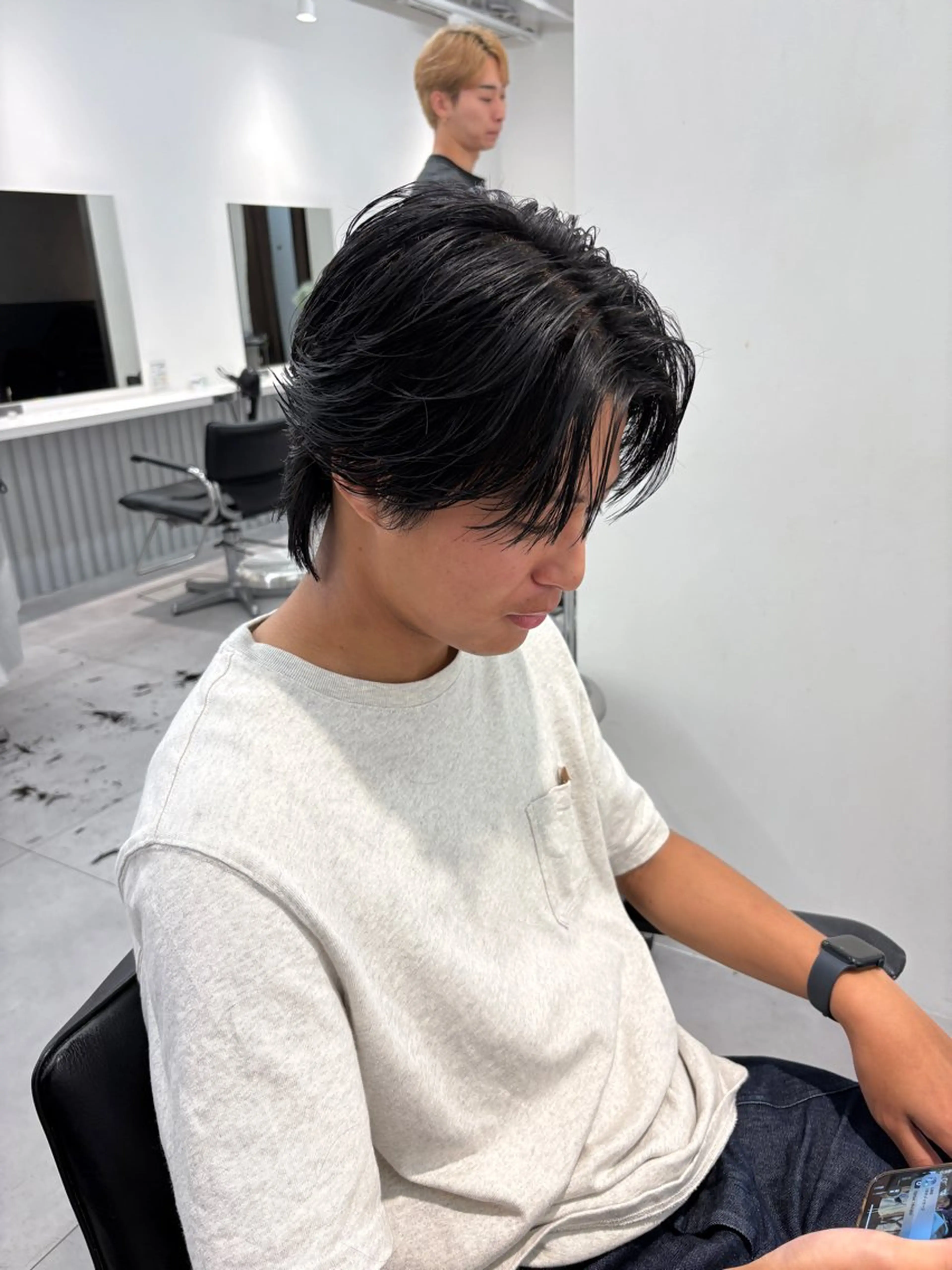 メンズ メンズ特化/パーマ 短髪パーマ/来星のヘアスタイル