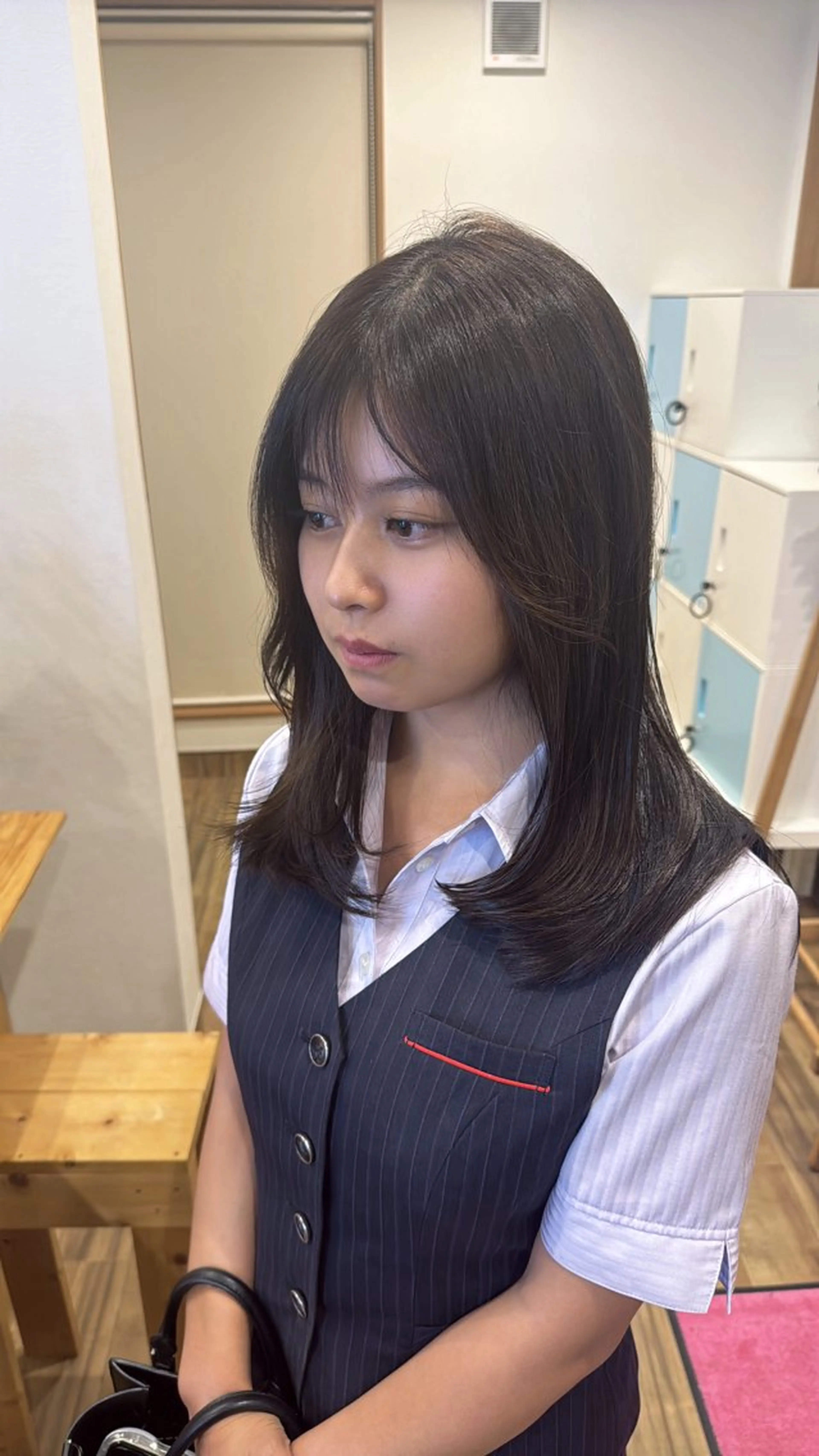 ミディアム カット ヘアカラー トリートメント Claire 【クレール】所属・富山駅徒歩8分/ 透明感カラーみきやのヘアスタイル