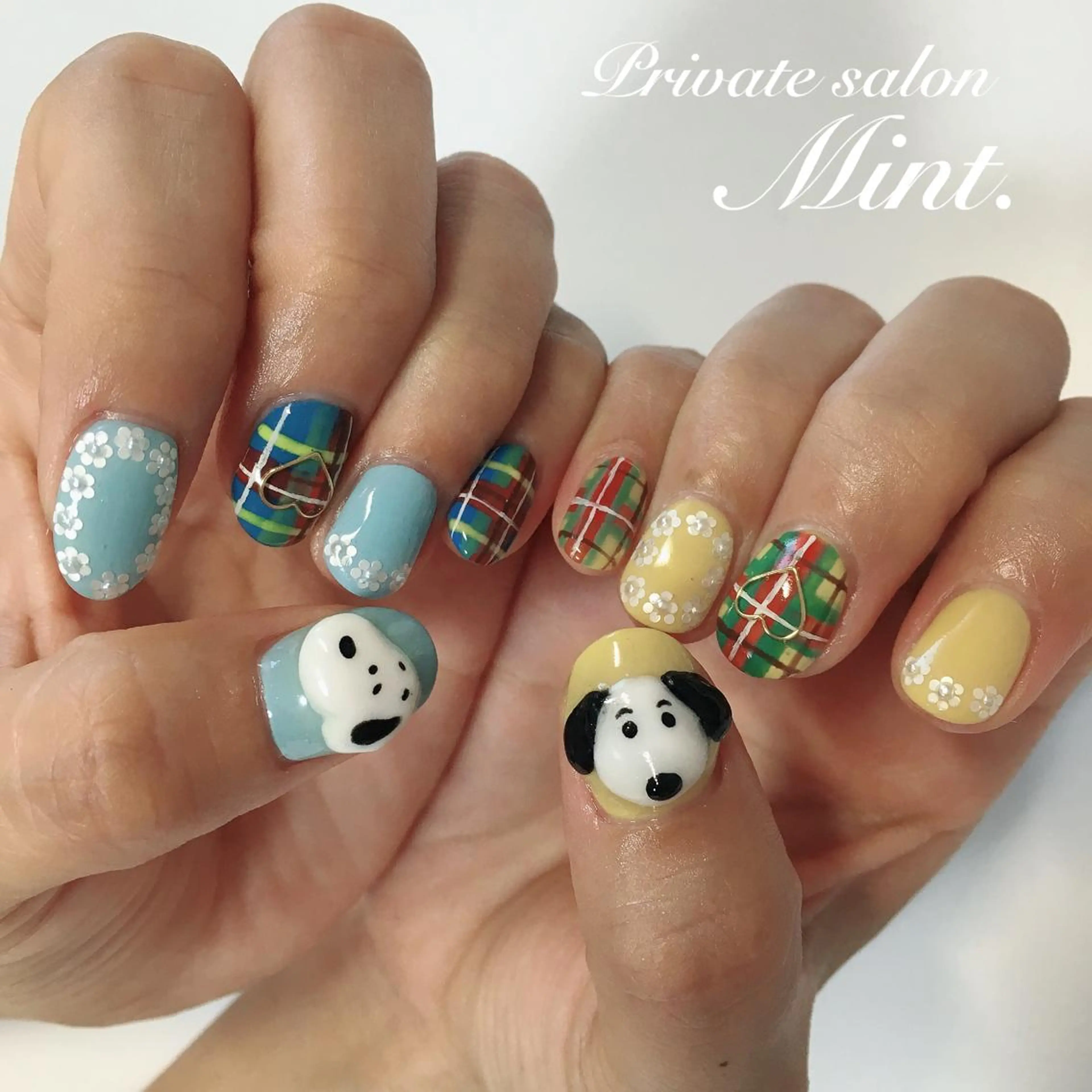 ショート ネイル ジェルネイル ハンドネイル Mint. nailのネイルデザイン