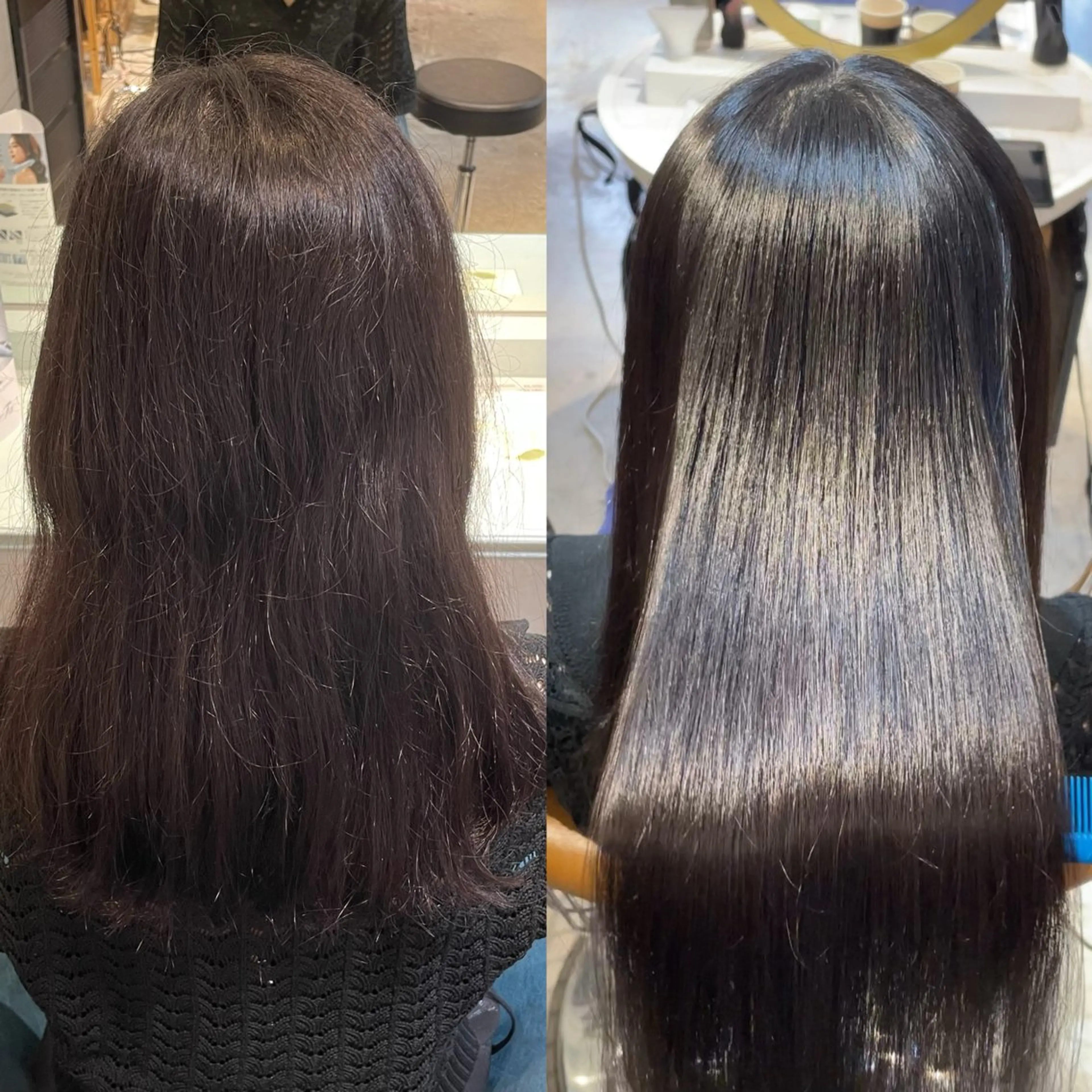 セミロング Hair&Make Allure所属・塩谷康生/髪質改善 /ボブ/縮毛矯正のヘアスタイル