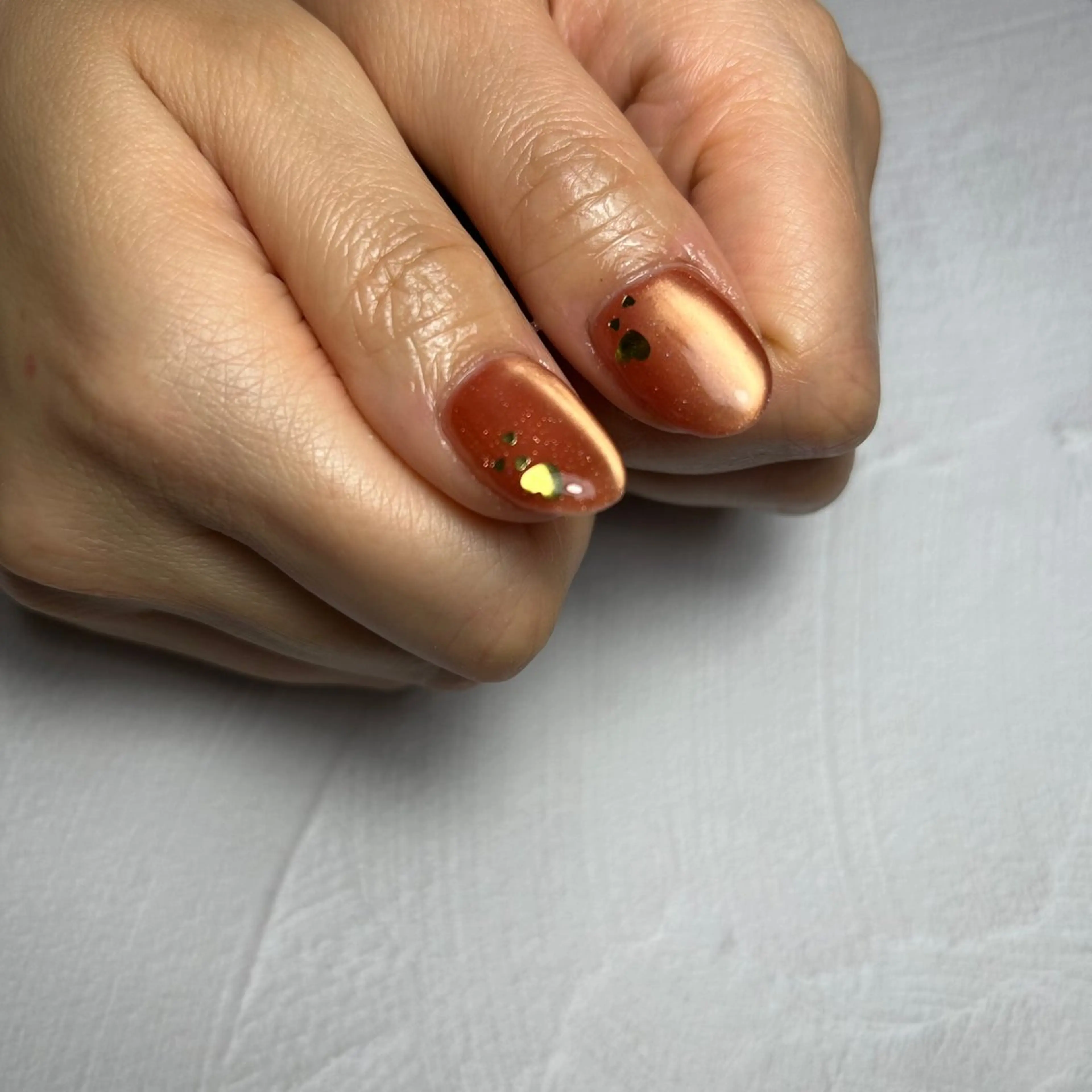 ネイル ハート マグネットネイル バレンタイン Aika／爪エステ プロテケアネイル®︎のネイルデザイン