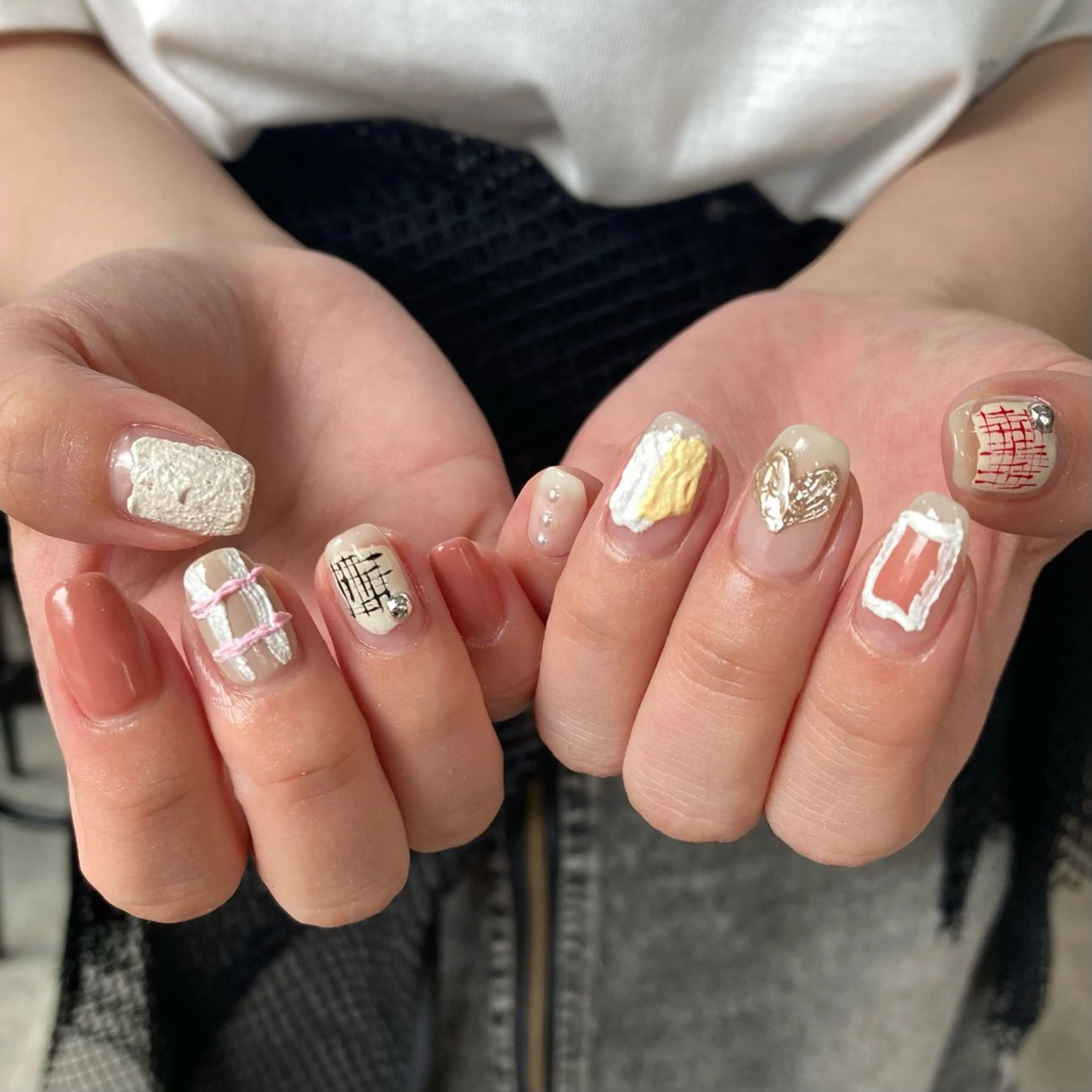 ネイル ミラーネイル ハンドネイル shio ♡ 12・1月予約受付中のネイルデザイン