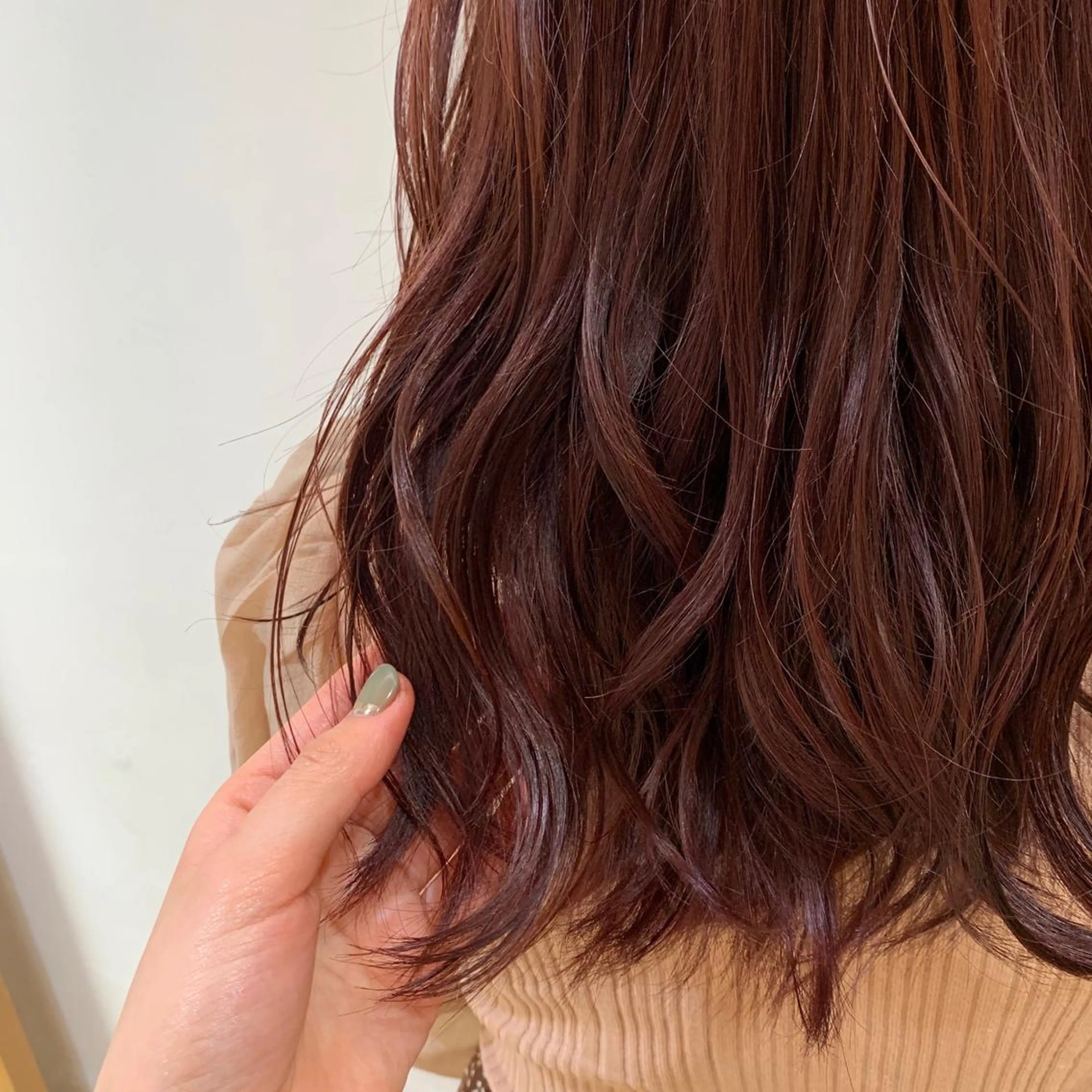 カラー レッドカラー 🍊mai🍊 似合わせスタイル🌿のヘアスタイル