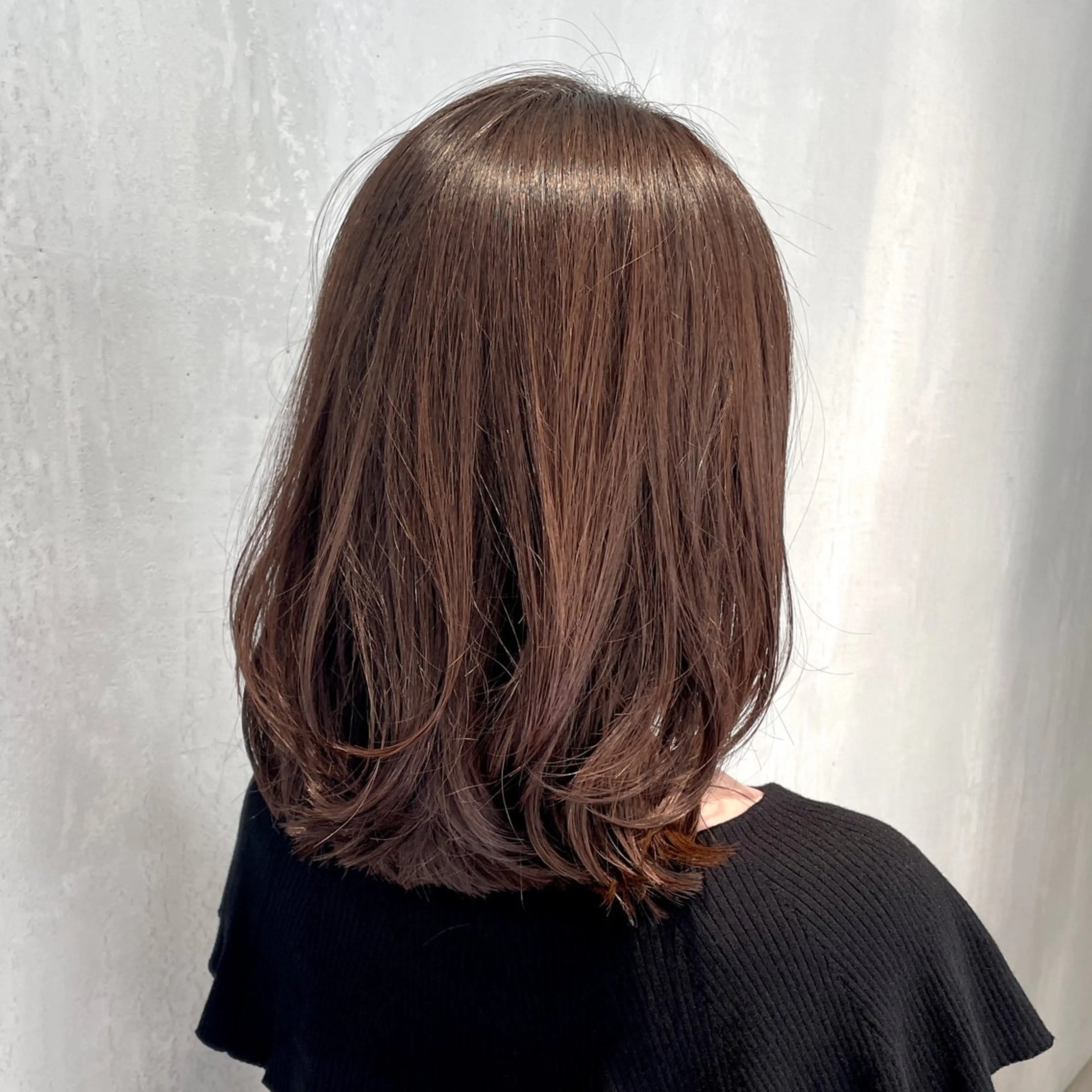 ミディアム カラー カット ヘアカラー トリートメント DX SHARE SALON所属・matka白髪ぼかし 大人ヘア/KEIKOのヘアスタイル