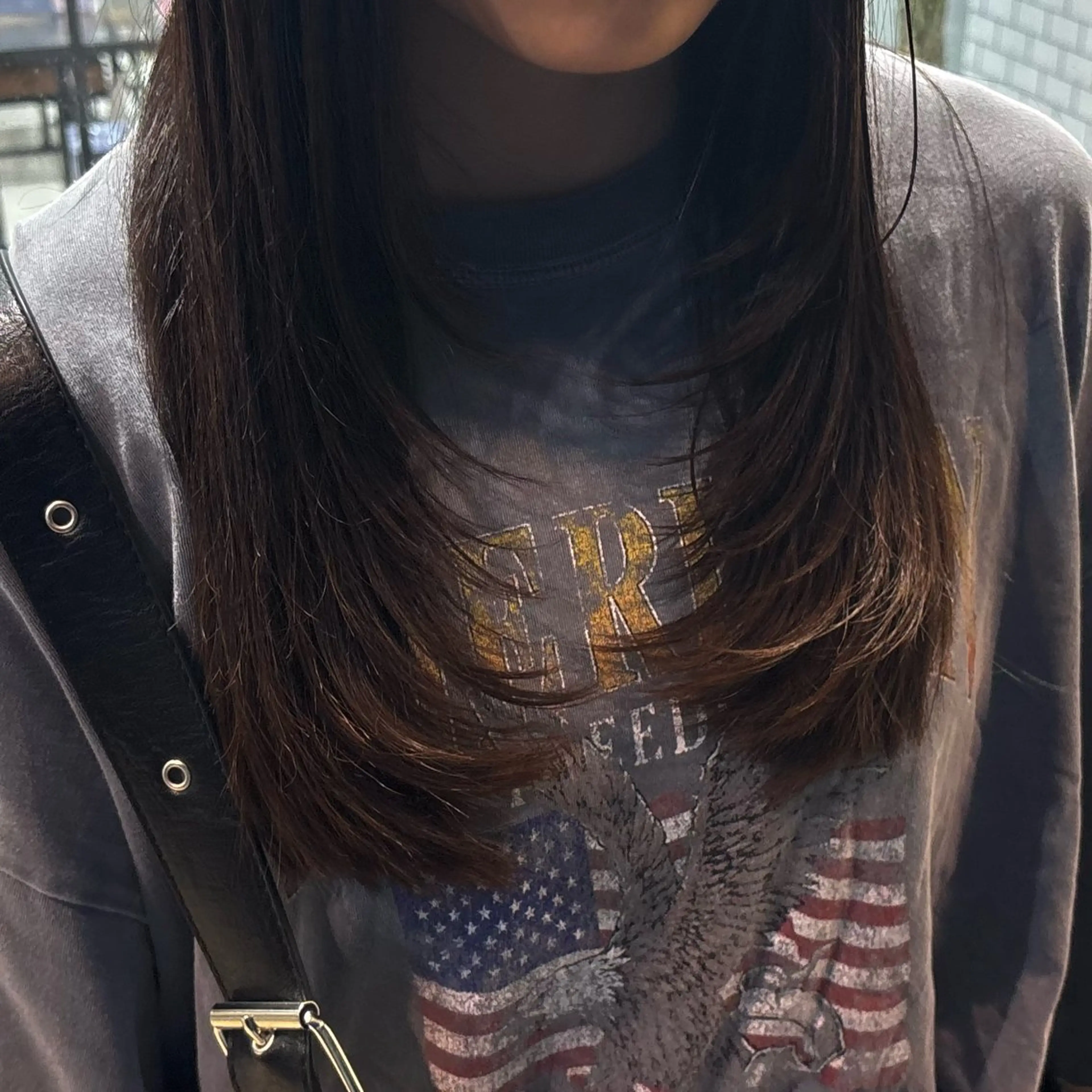 セミロング レイヤーカット カット 透明感カラー/ レイヤーカット/麻咲のヘアスタイル