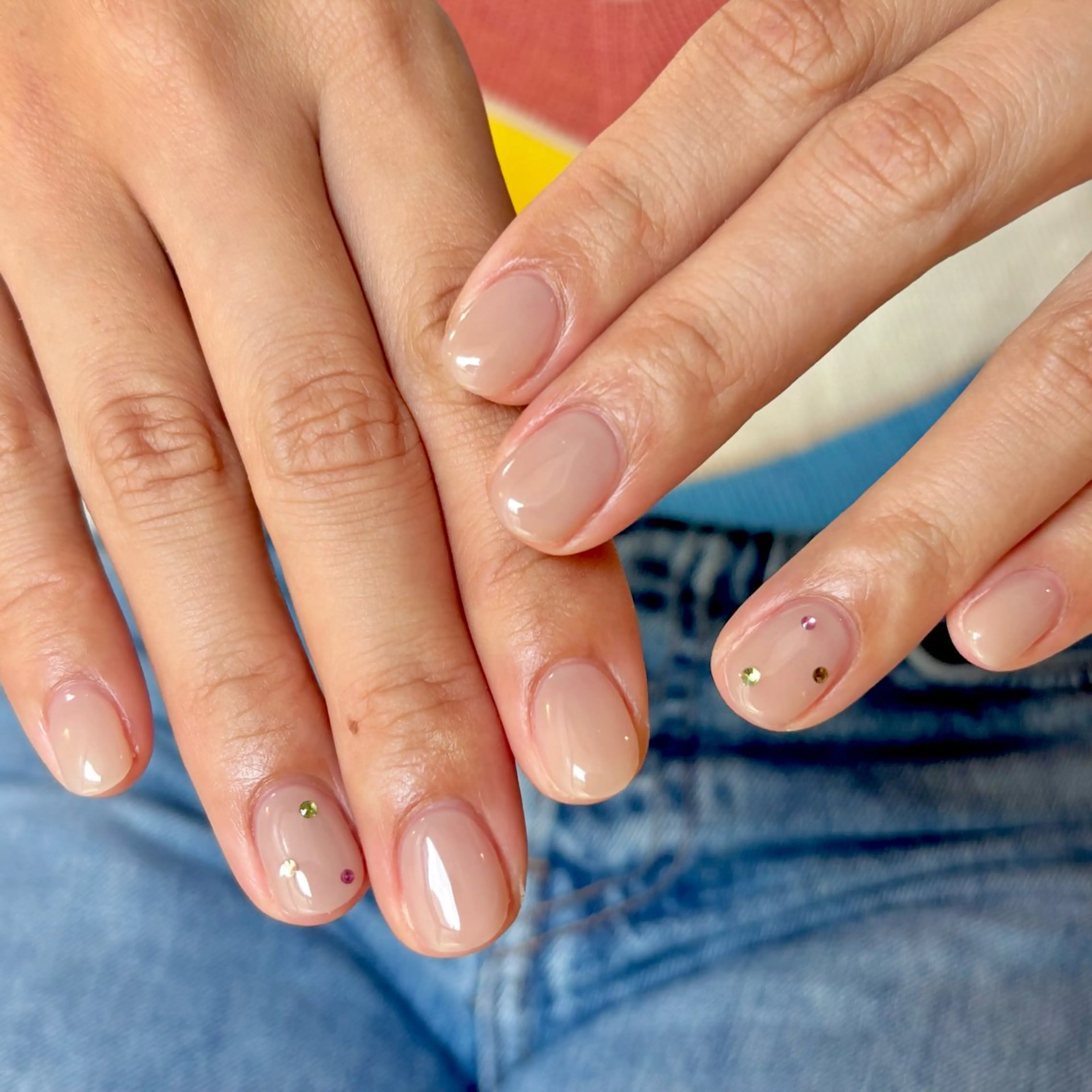 ネイル ストーンネイル LYLY yukiのネイルデザイン