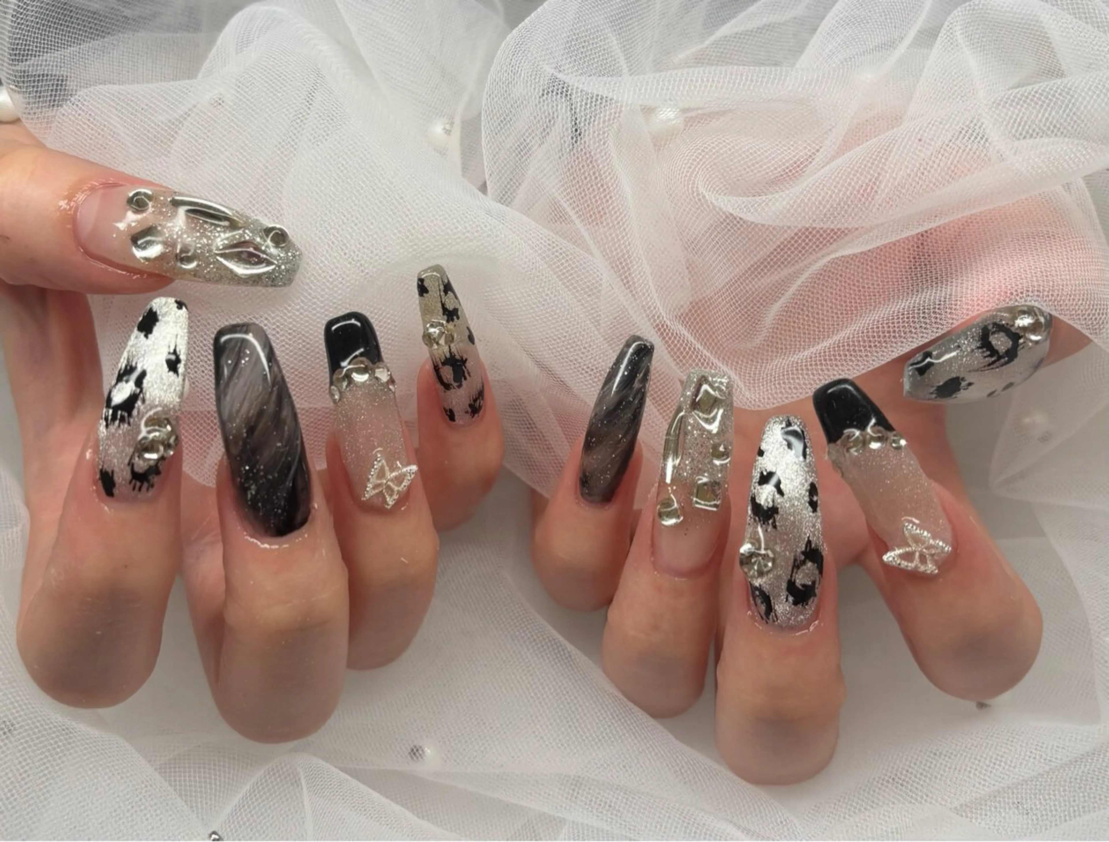 ネイル ロングネイル スカルプネイル ハンドネイル NAILSALON ViViのネイルデザイン