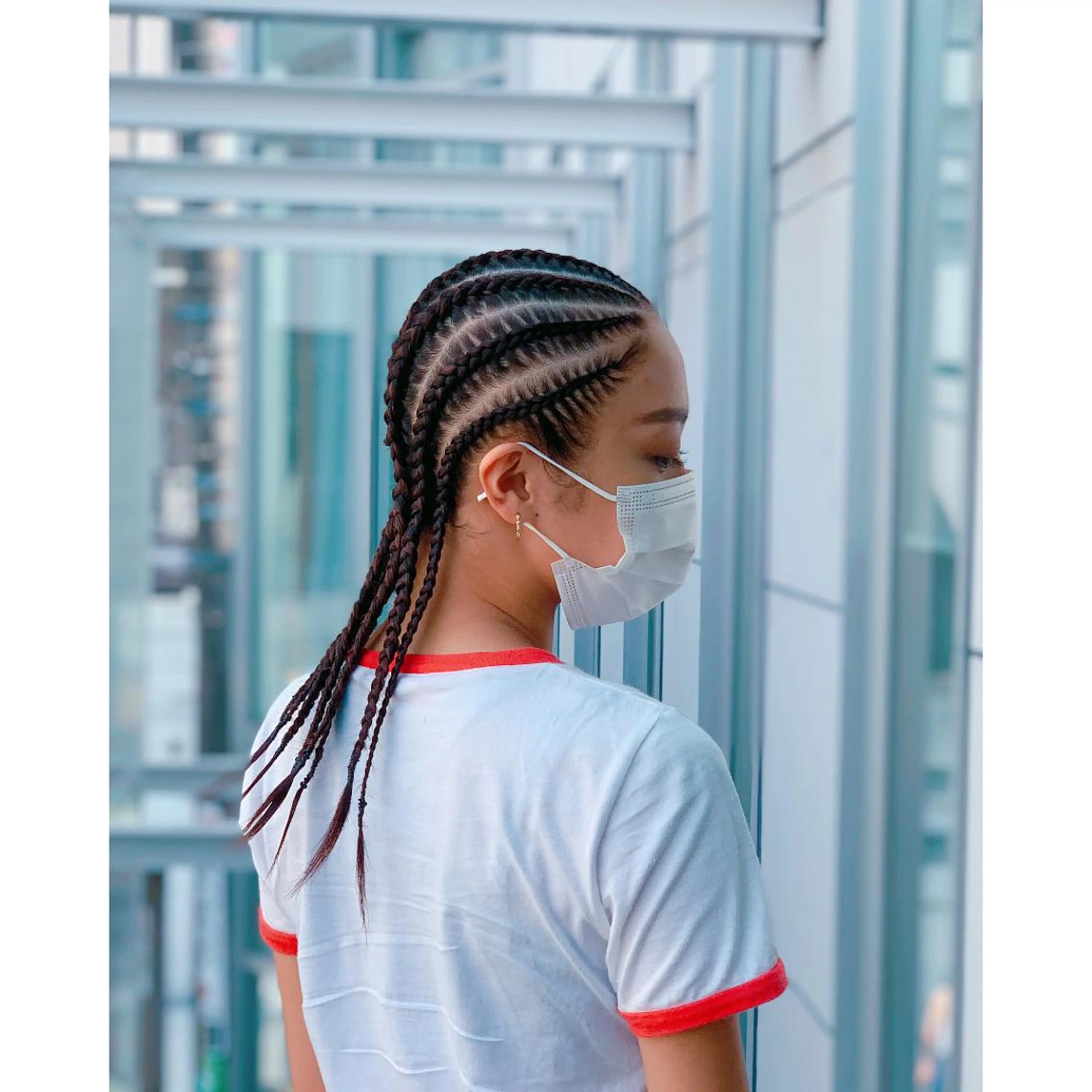 メンズ キッズ 子どものヘアアレンジ エクステ ヘアセット BRAIDS💎愛子 大人ハイライト💎のヘアスタイル