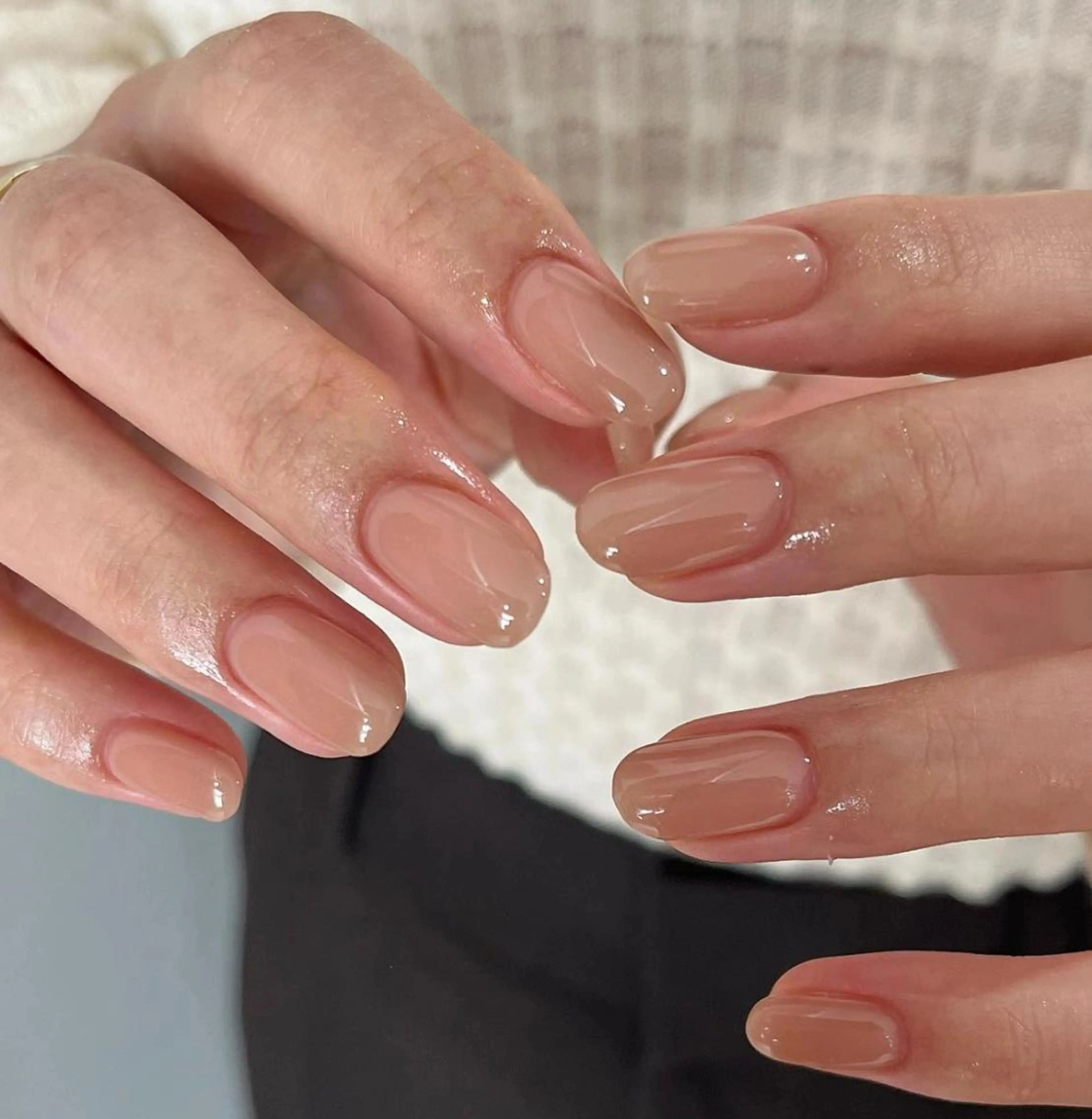 ネイル ラメ(グリッター) ラメグラデーション ワンカラーネイル 💗キラネイル💗 モチ最高のネイルデザイン