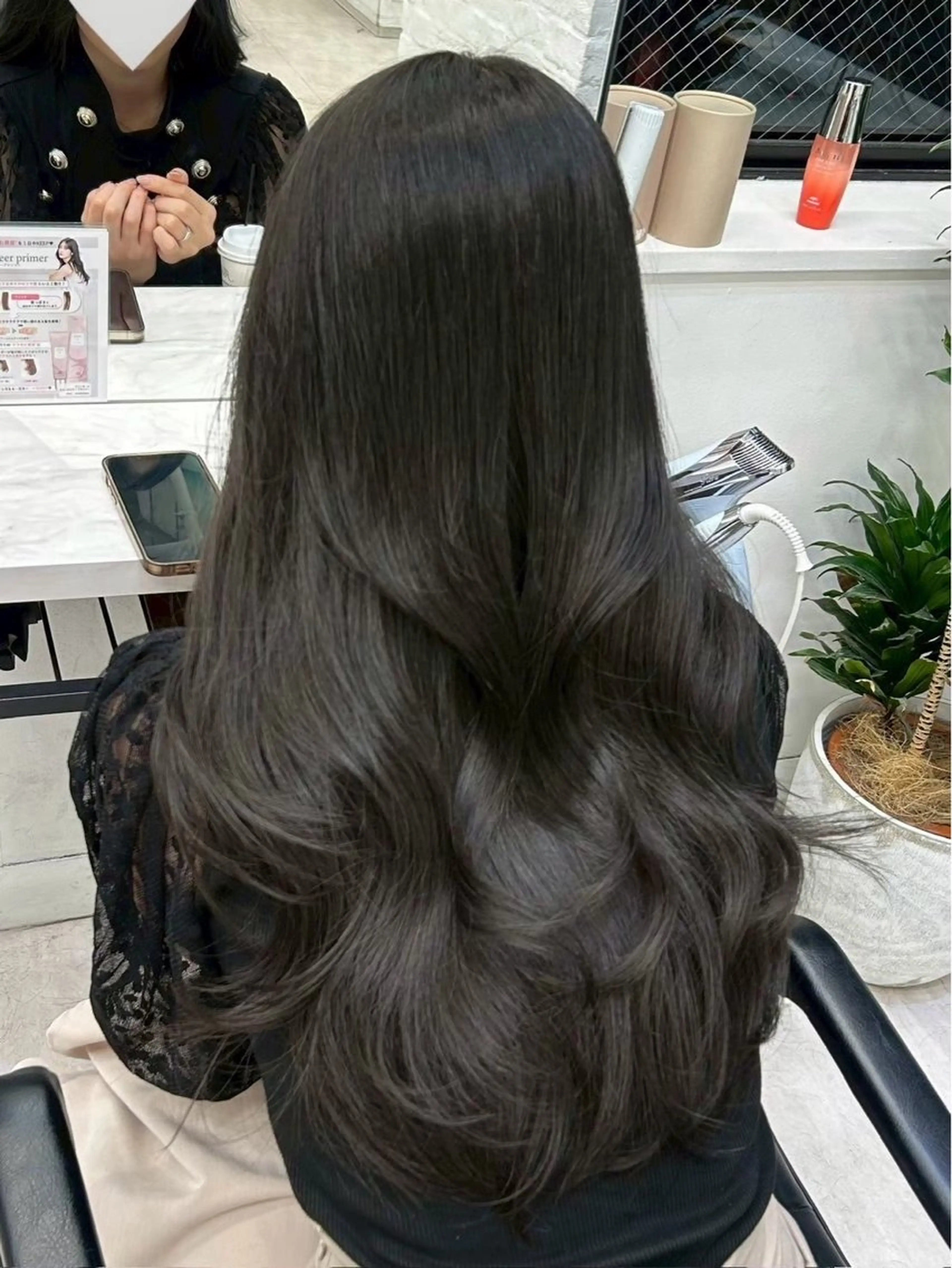 ロング カラー 透明感カラー 顔まわりレイヤー 顔周りカット ハッシュカット 髪質改善 柴田 颯のヘアスタイル