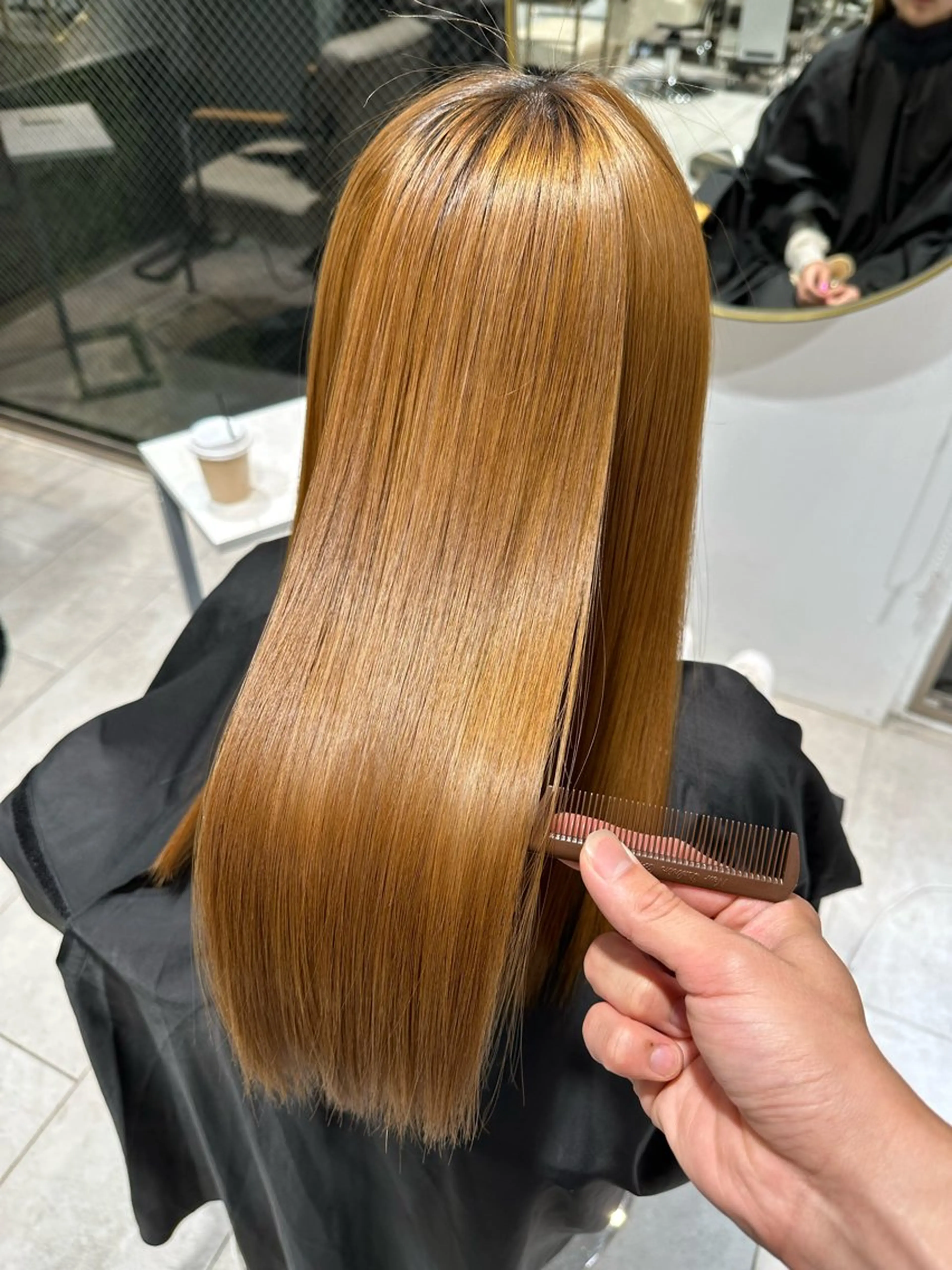 セミロング Wisteria所属・美髪特化✨ 伊織✨縮毛矯正✨のヘアスタイル