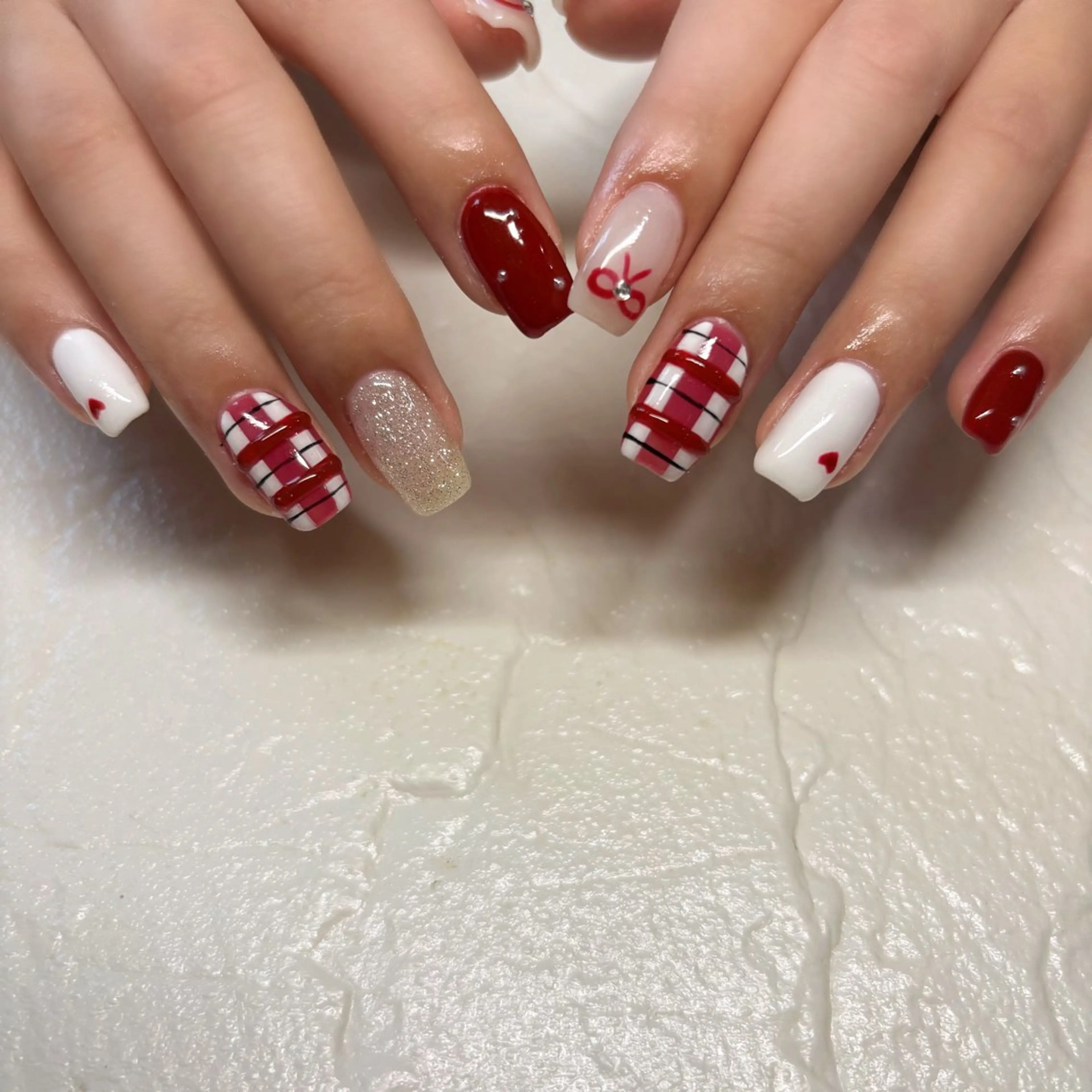 ネイル ハンドネイル Angelique 平形/高崎のネイルデザイン