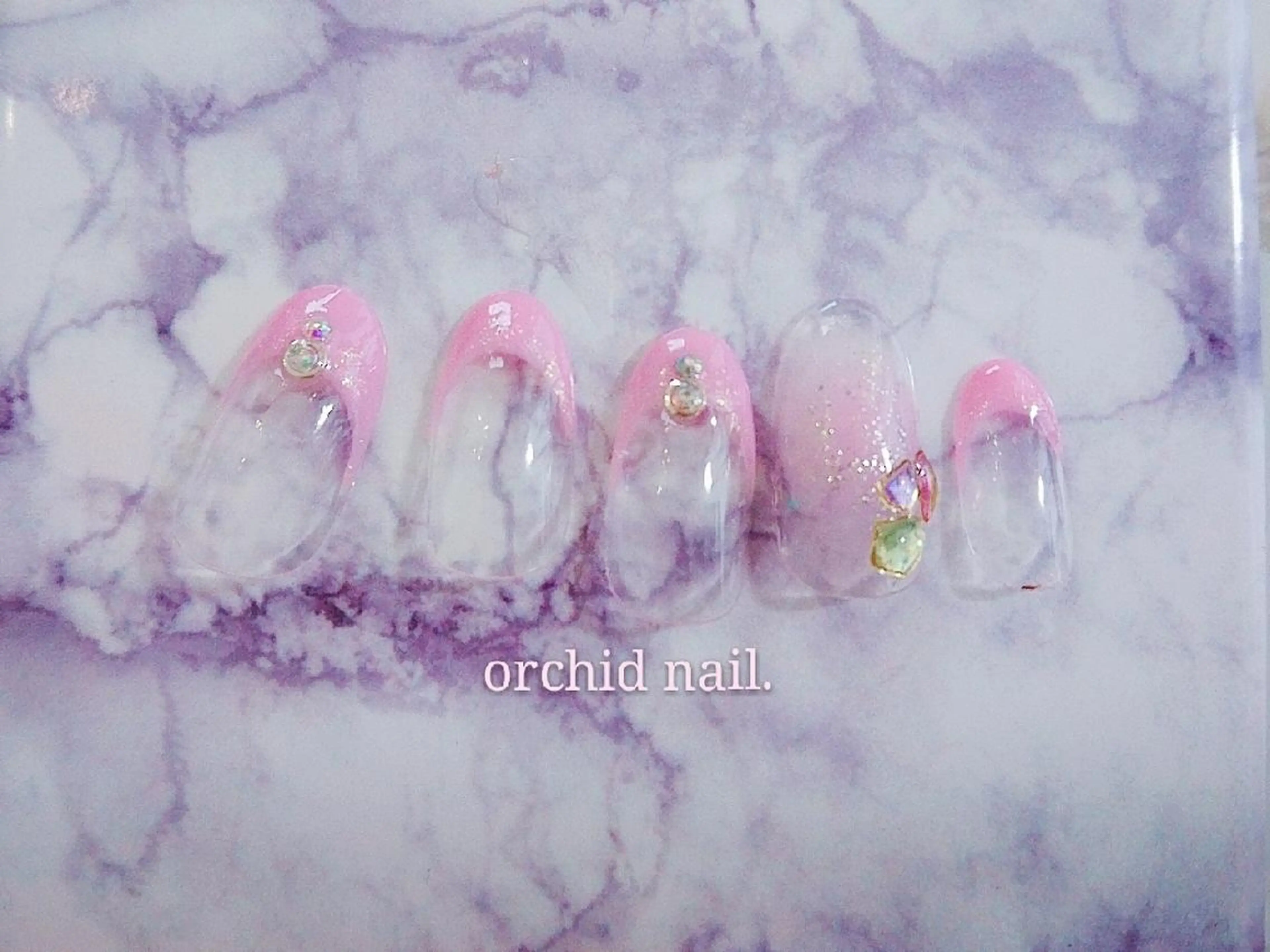 ネイル orchid ♡オーキッドのネイルデザイン