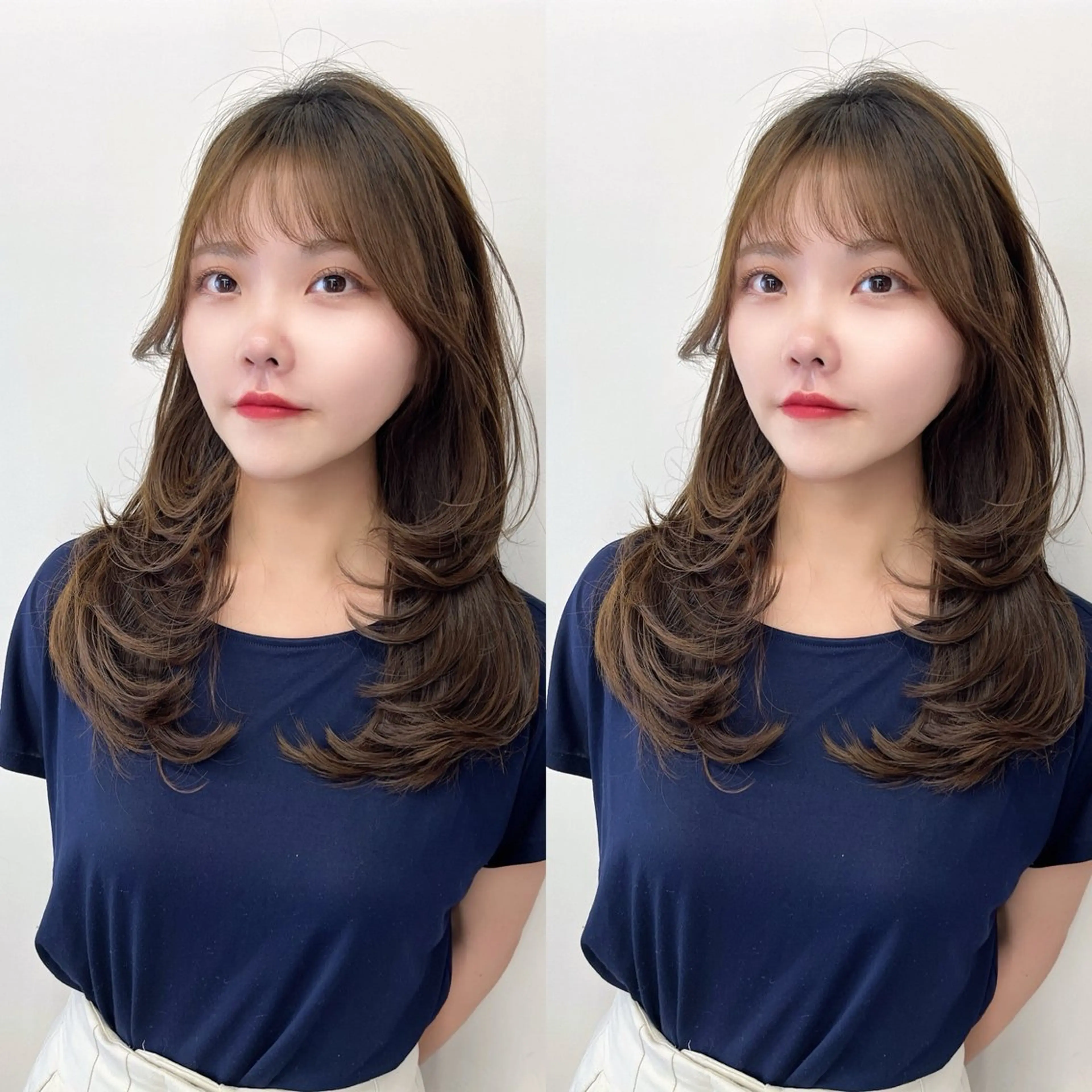 セミロング カラー 韓国ヘア/髪質改善 TAKAHIROのヘアスタイル