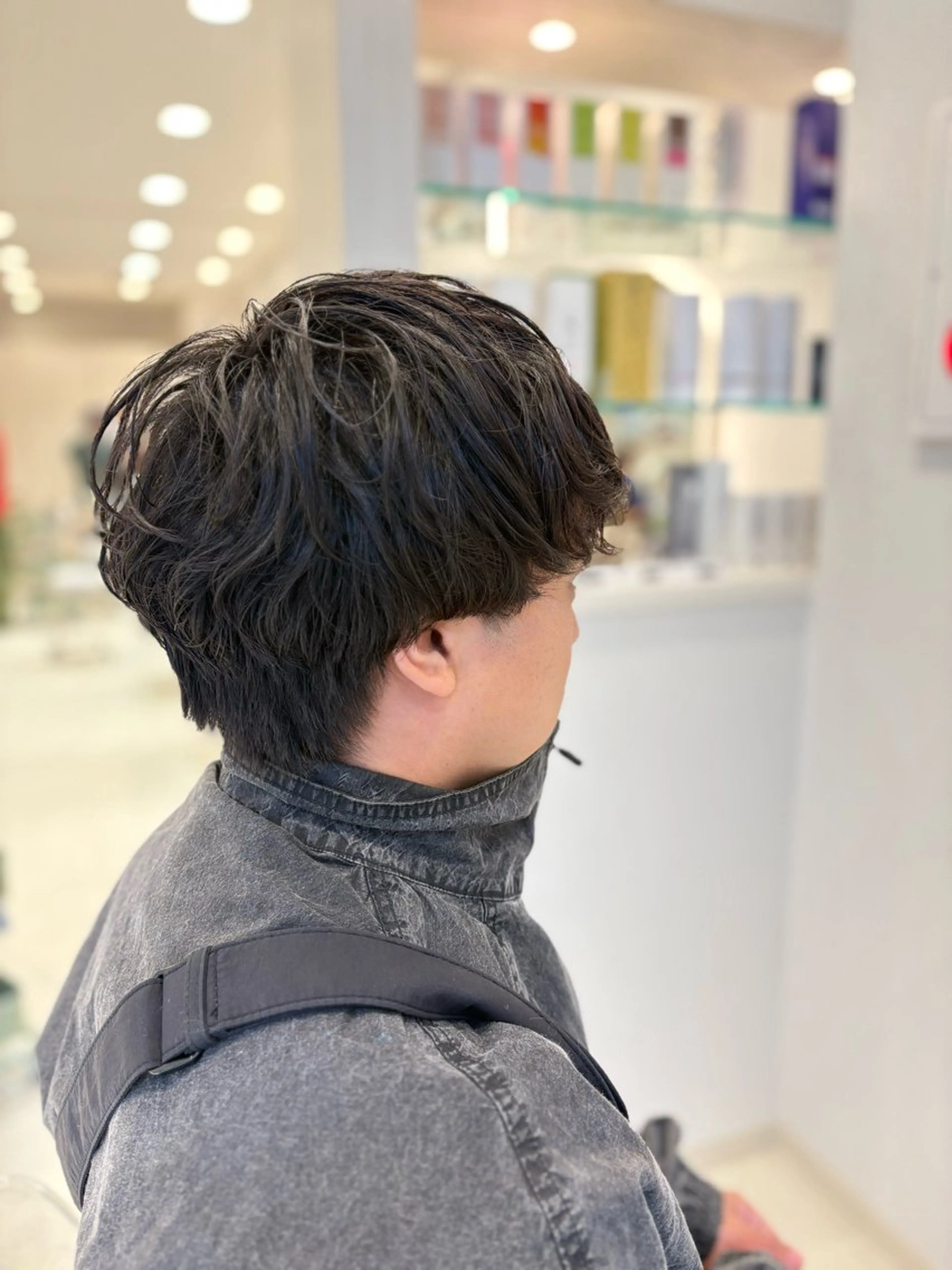 パーマ メンズ カット パーマ イシカワ ユウタのヘアスタイル