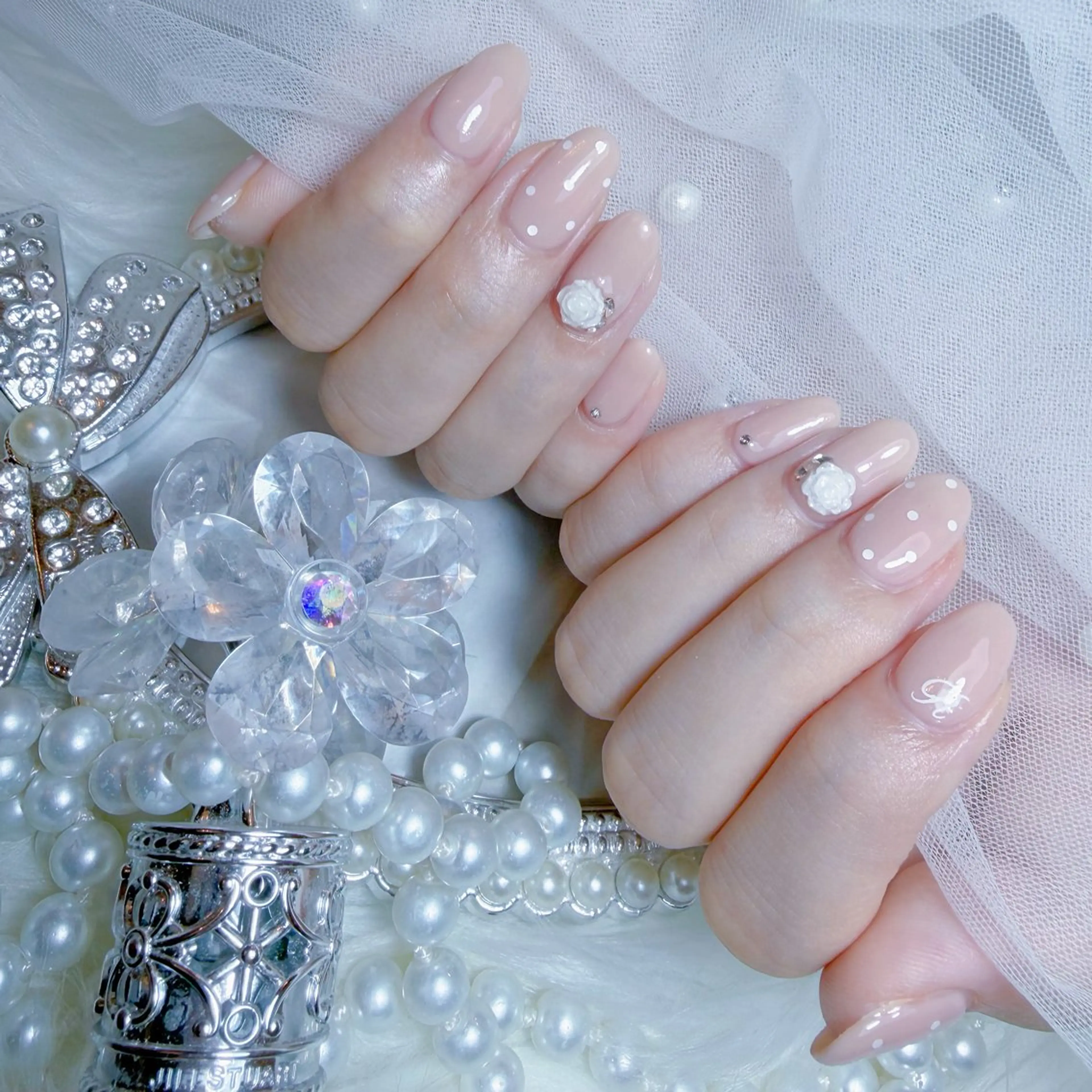 ネイル ハンドネイル Yudia🩵 Yuiのネイルデザイン