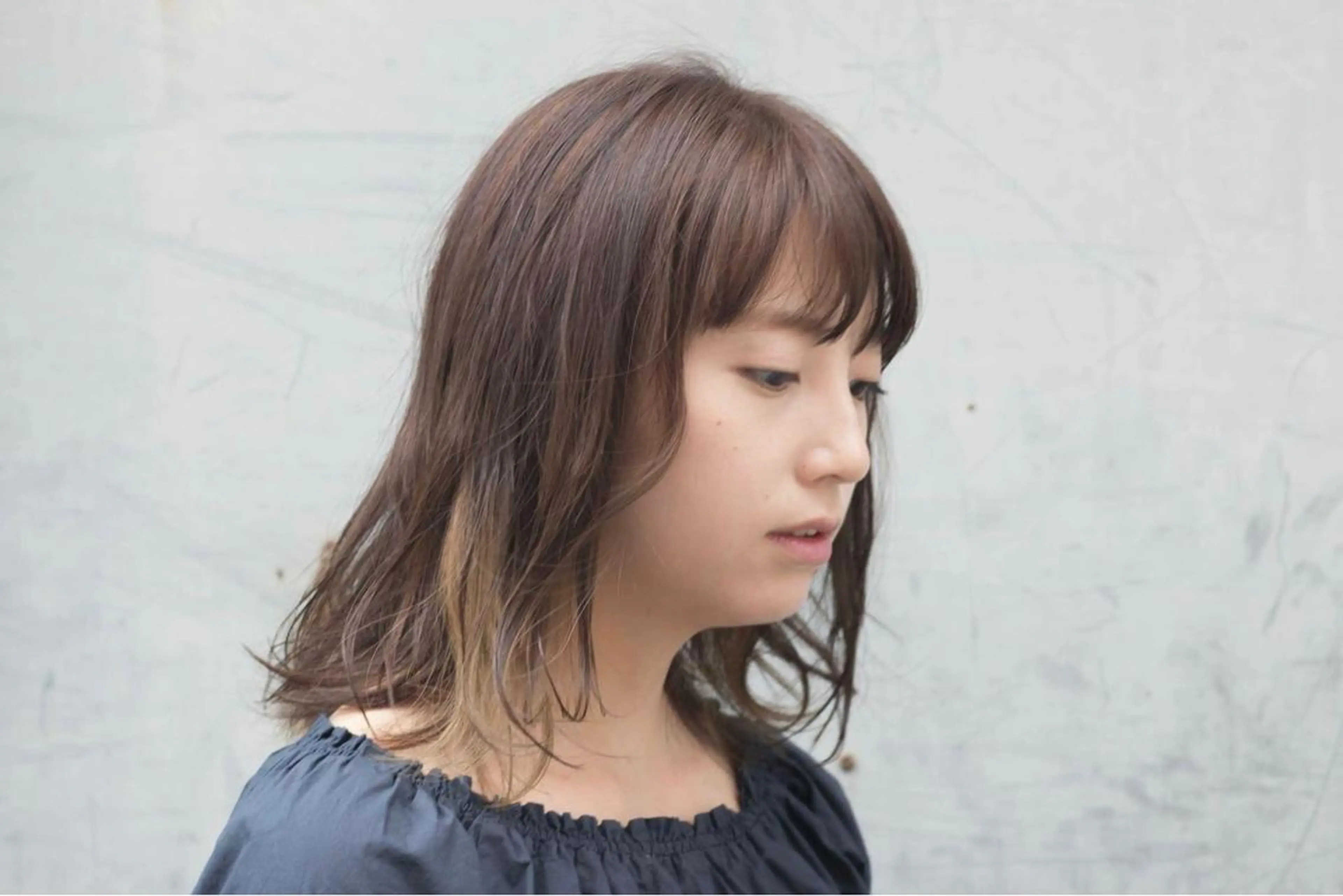 ミディアム 【お悩み解決】 松尾一気のヘアスタイル