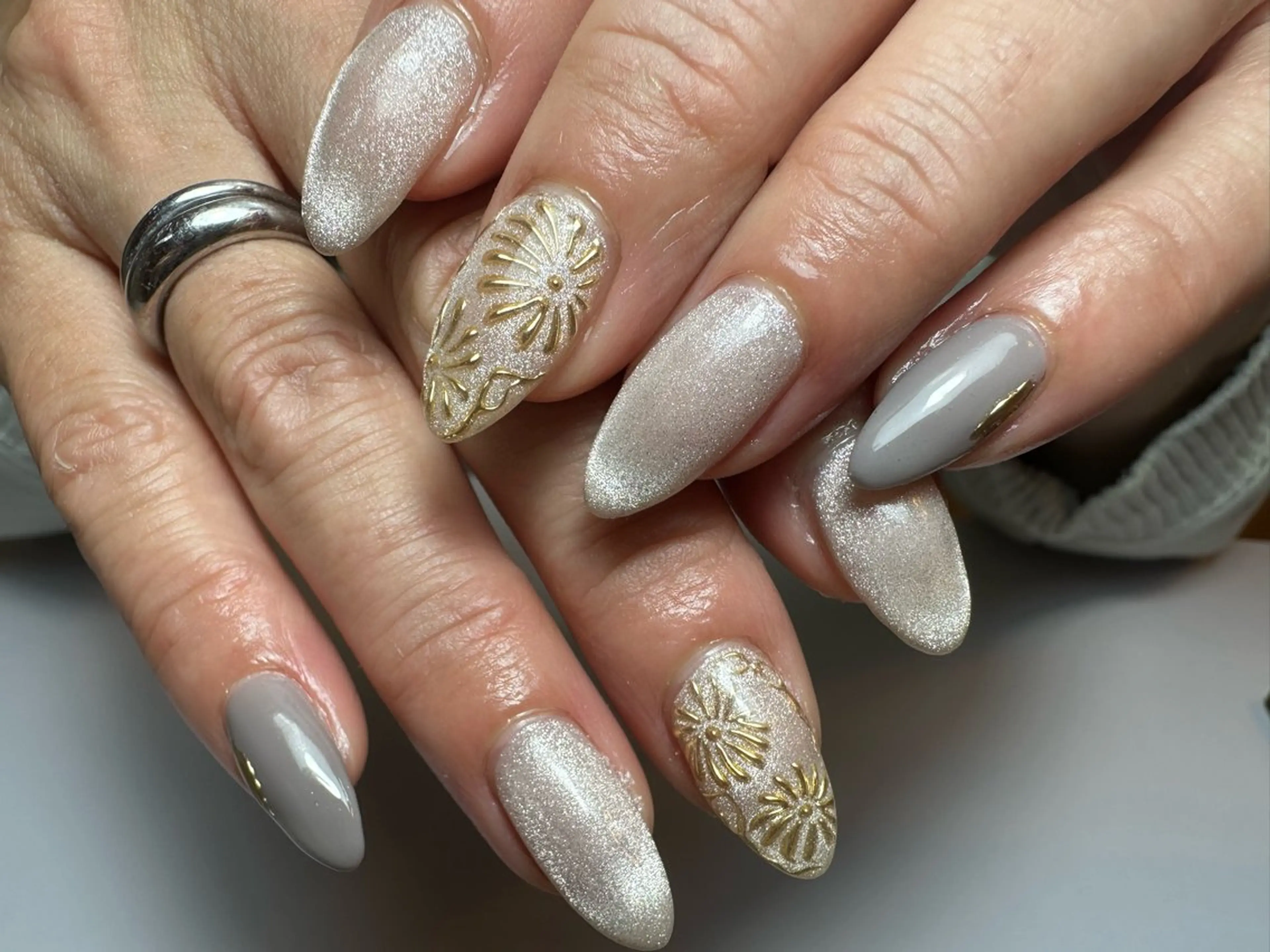 セミロング ハンドネイル shandy nail所属・shandy nailのネイルデザイン