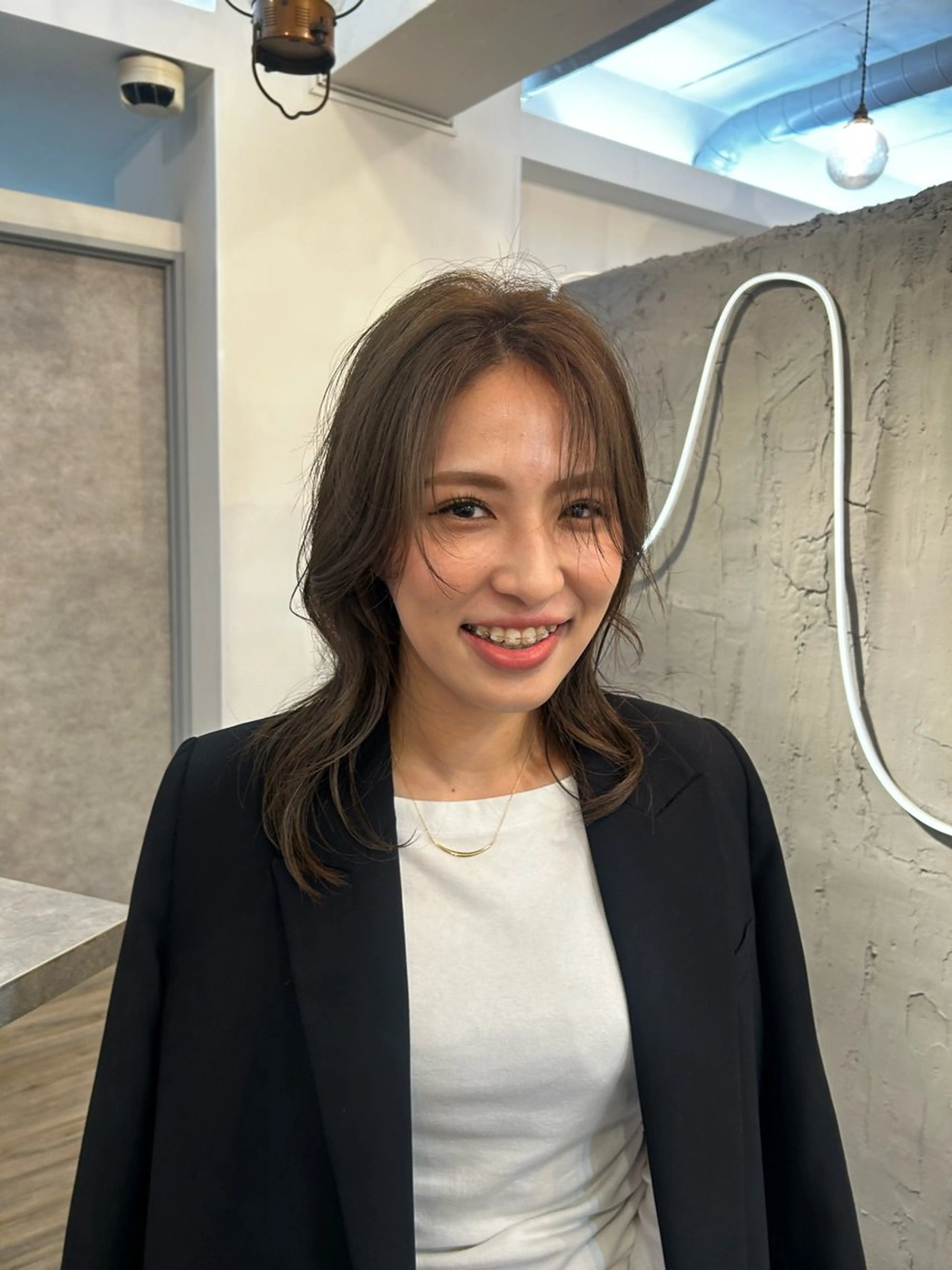 ミディアム ブリーチ／ヘアセット 🪞🌙minamiのヘアスタイル