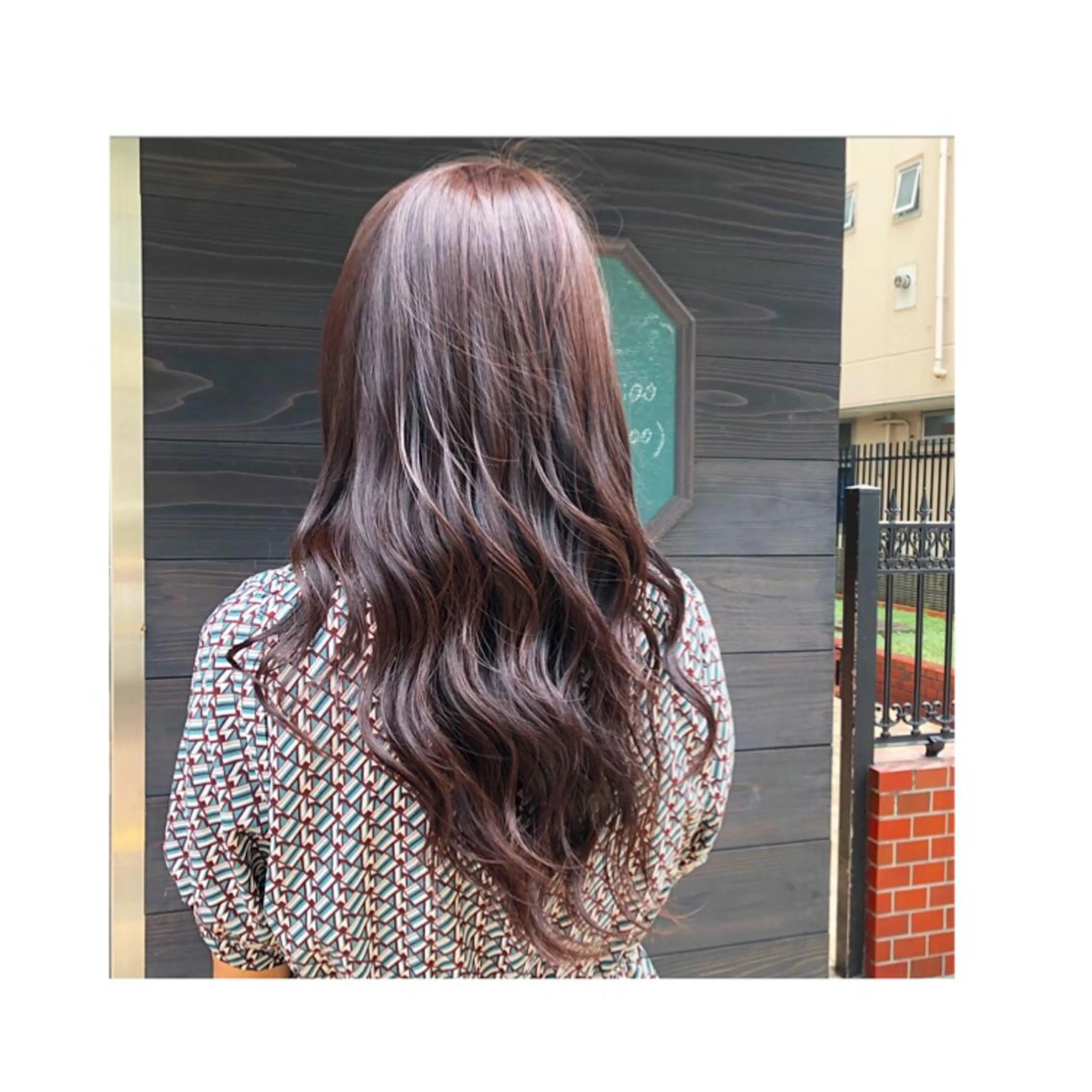 ロング アッシュ ヘアカラー ヘッドスパ ❁⃘ ち だ り さ ❁⃘のヘアスタイル