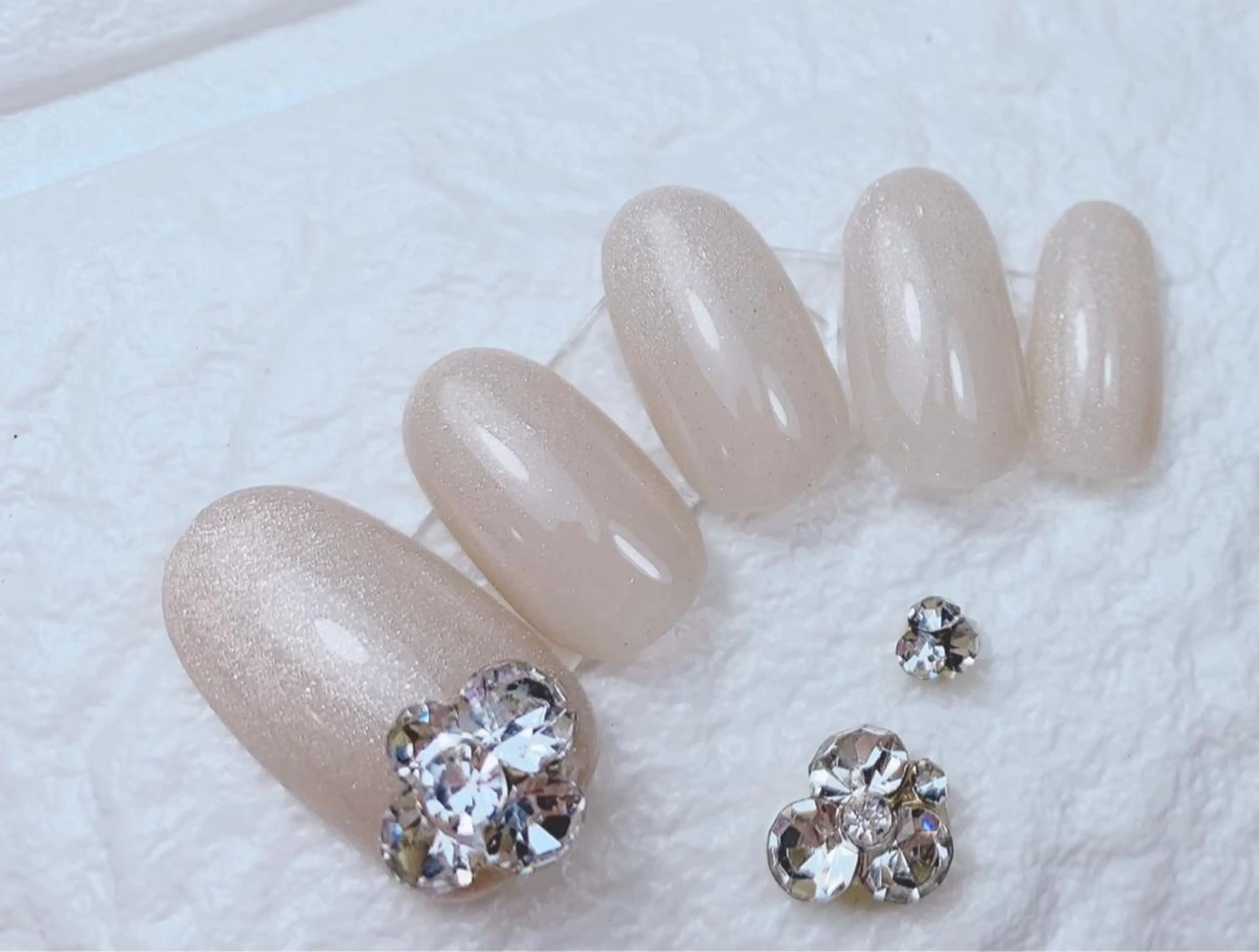 【圧倒的✨美しさ】Vカット💎コース【ワンカラーorラメグラ】カラグラ、マグネット、フレンチは追加料金+¥500※オフ込の写真