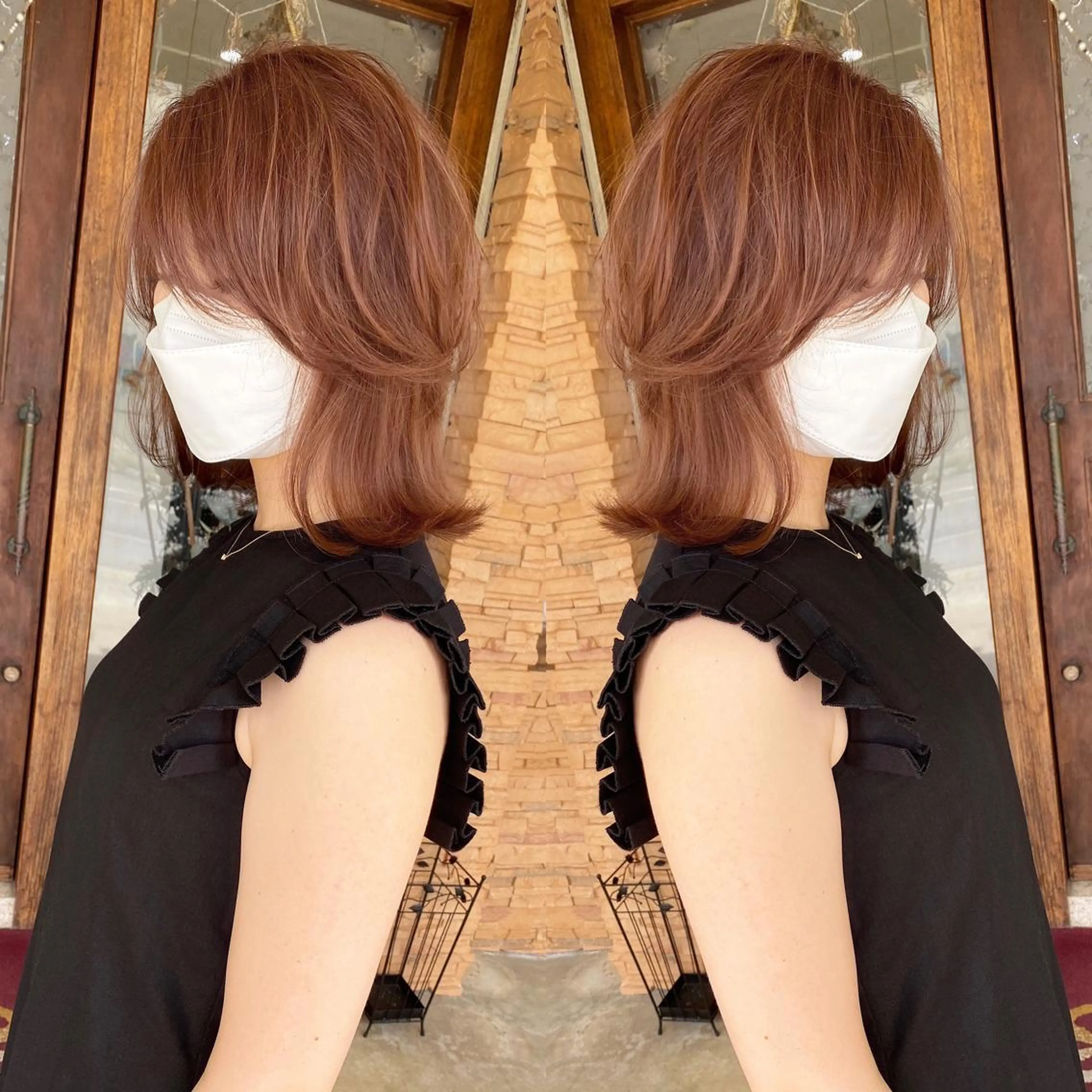 ミディアム カラー イルミナカラー カット ヘアカラー grand juteのヘアスタイル