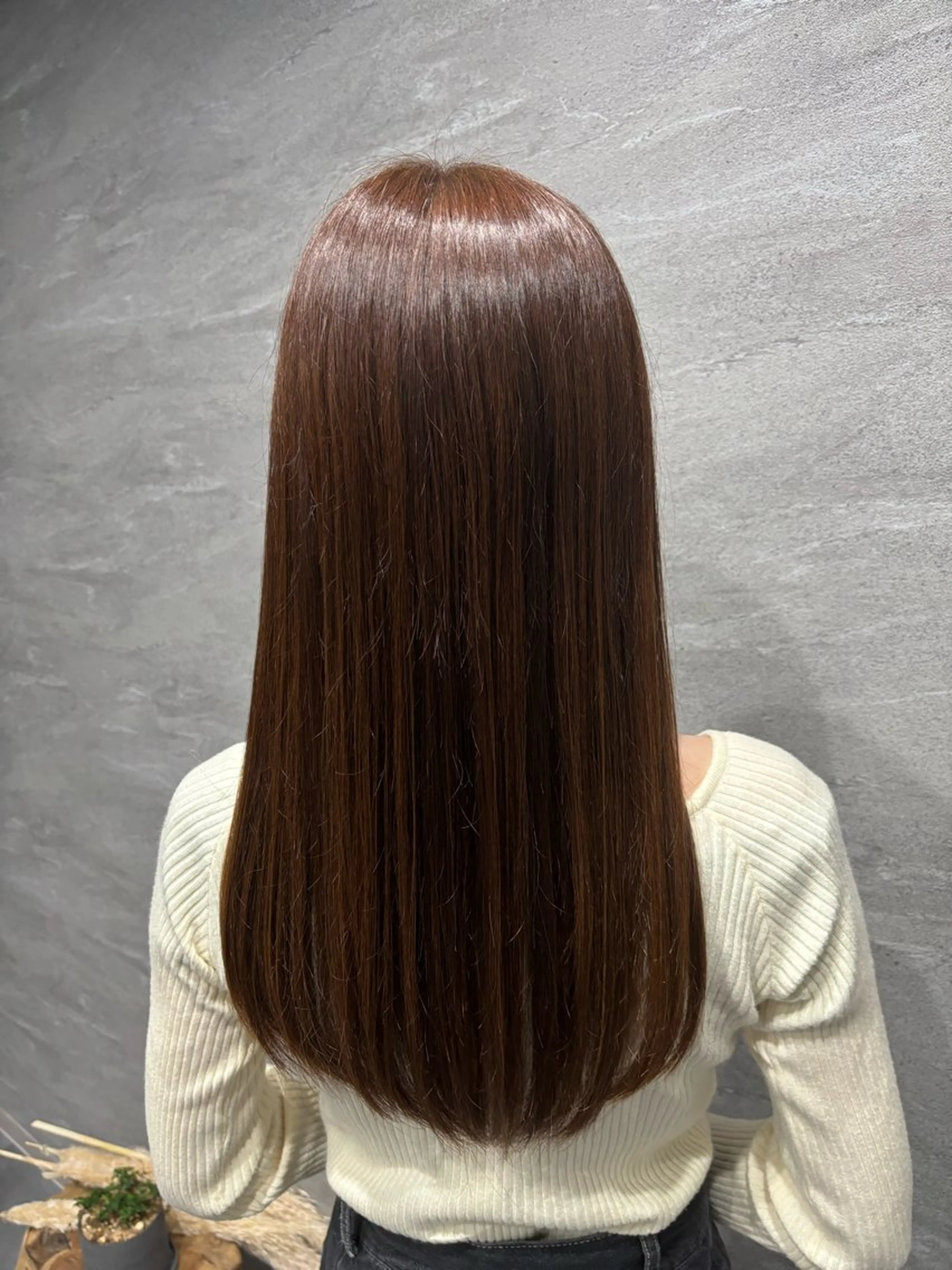 ロング カラー ブラウンカラー 透明感カラー 永井大樹✨ 透明感カラー✨のヘアスタイル