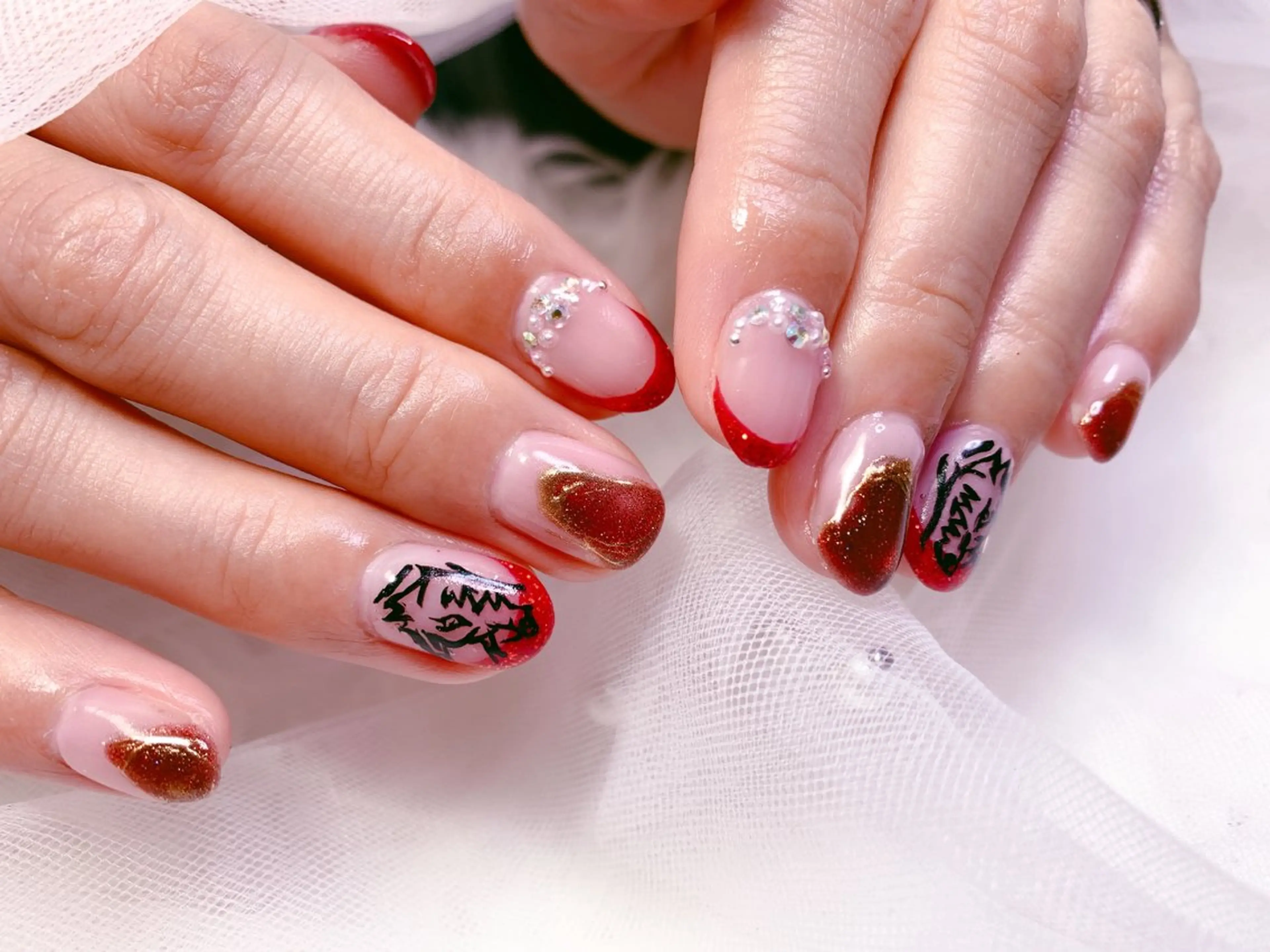 ネイル 高島 夏海のネイルデザイン