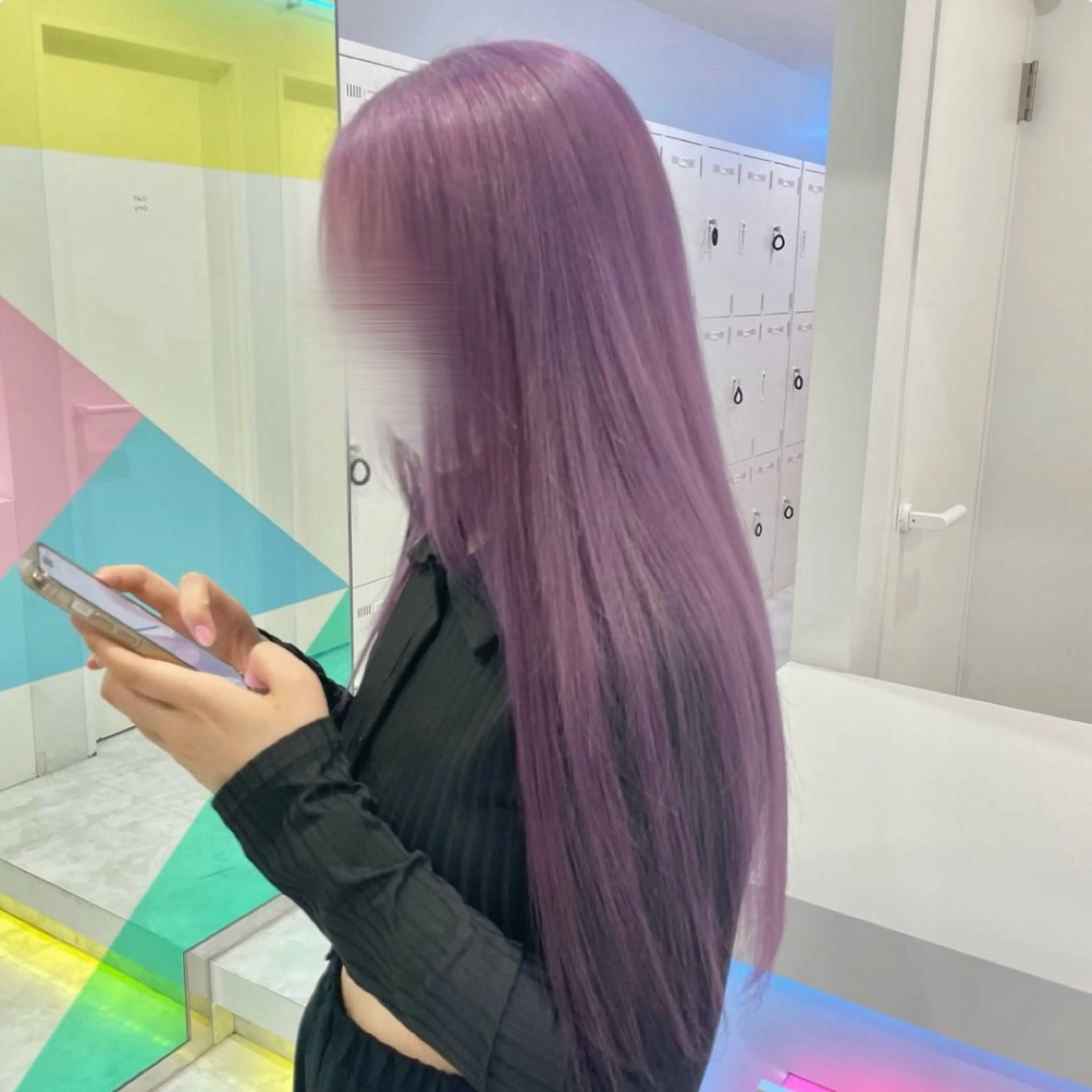 ミディアム カラー 🎀🧁ダメージレス 艶髪カラー🧁🎀のヘアスタイル