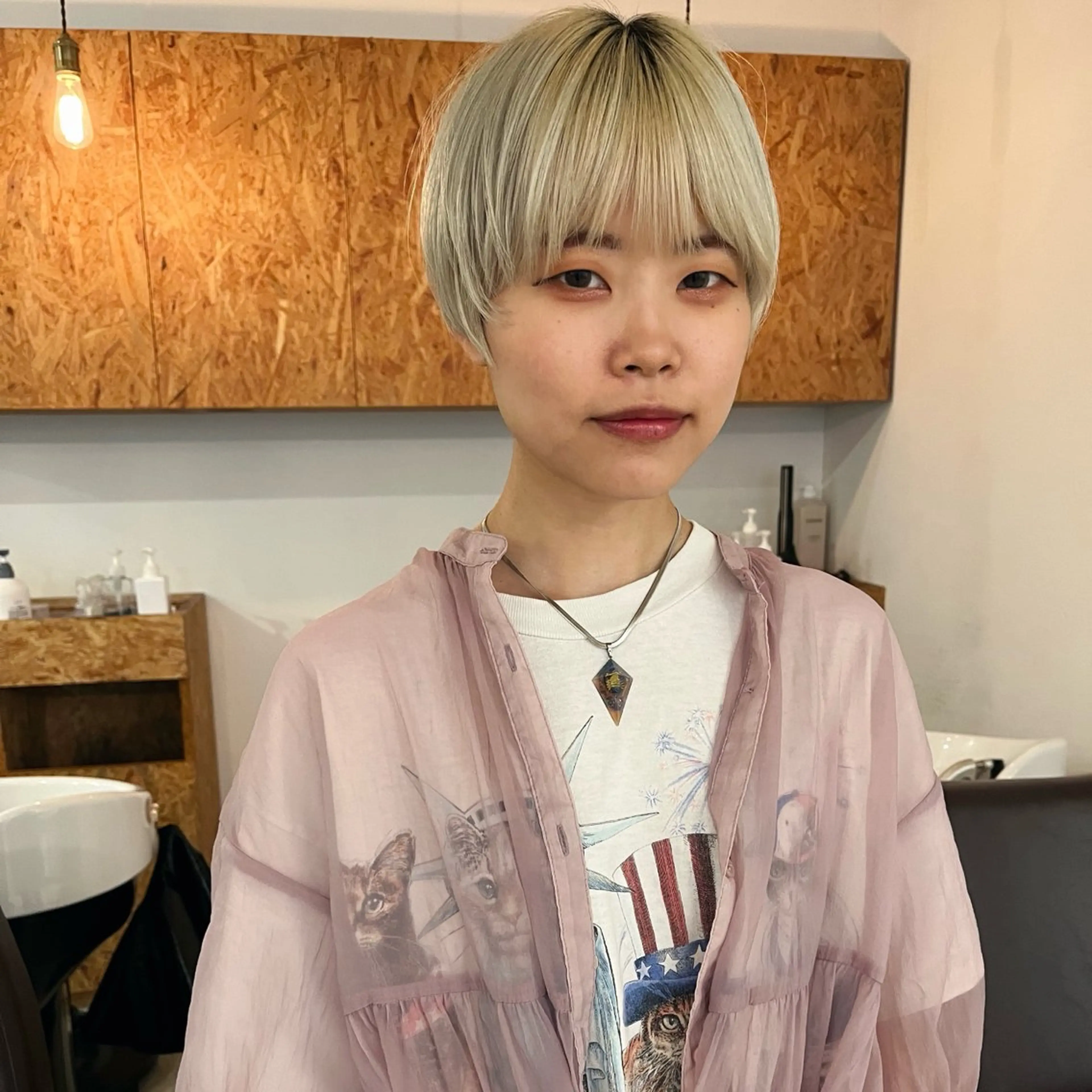 ショート ショートヘア 暖色/パーマ 🌼クニトウメイのヘアスタイル