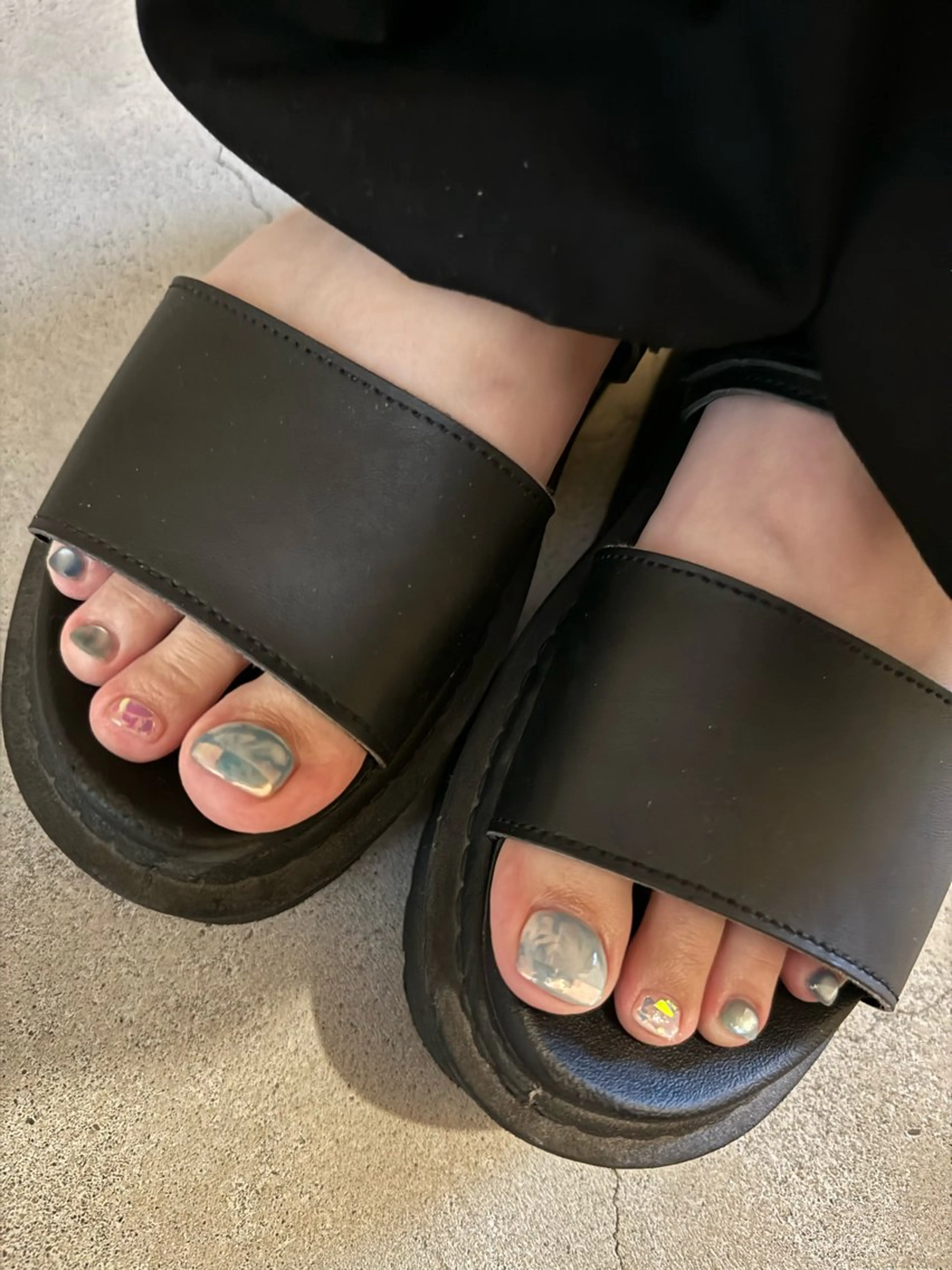 【フット】デザインネイル／オフありの写真