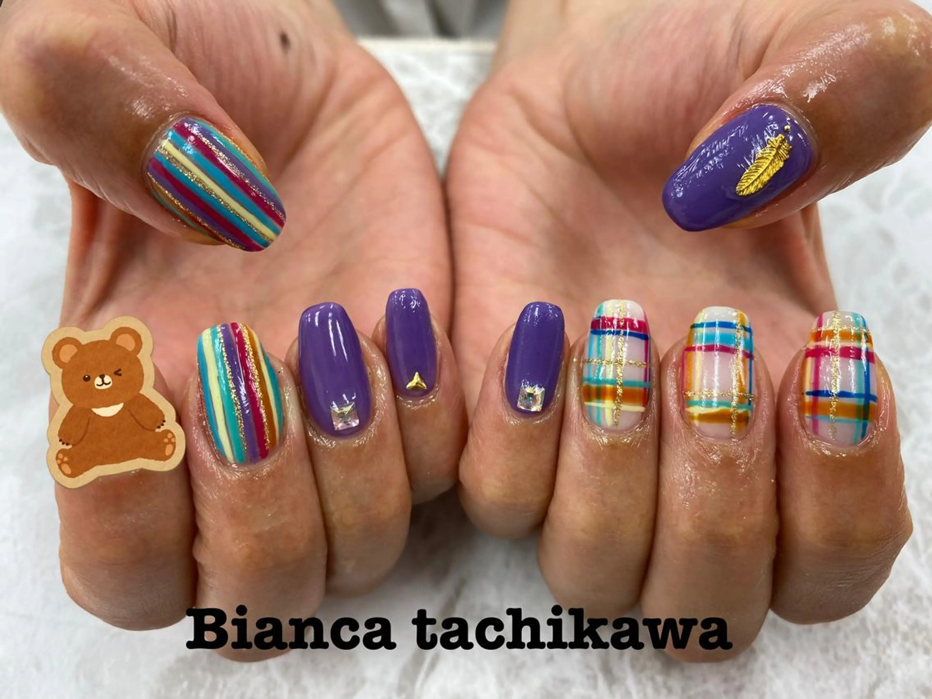 ネイル Bianca 立川店 小川のネイルデザイン