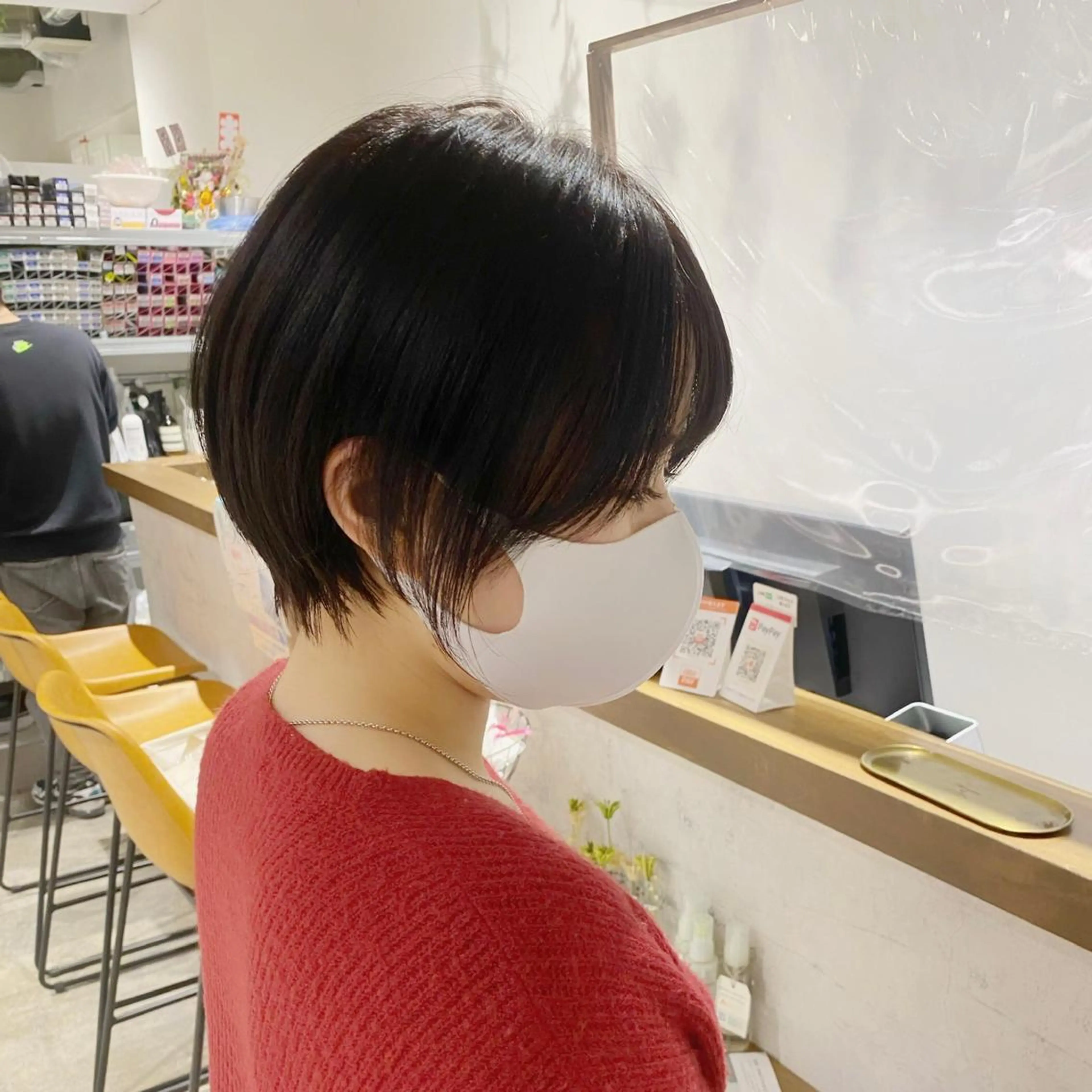 ショート カット ヘアカラー トリートメント ✨圧倒的満足度◎ 小顔美人ショート✨佃のヘアスタイル