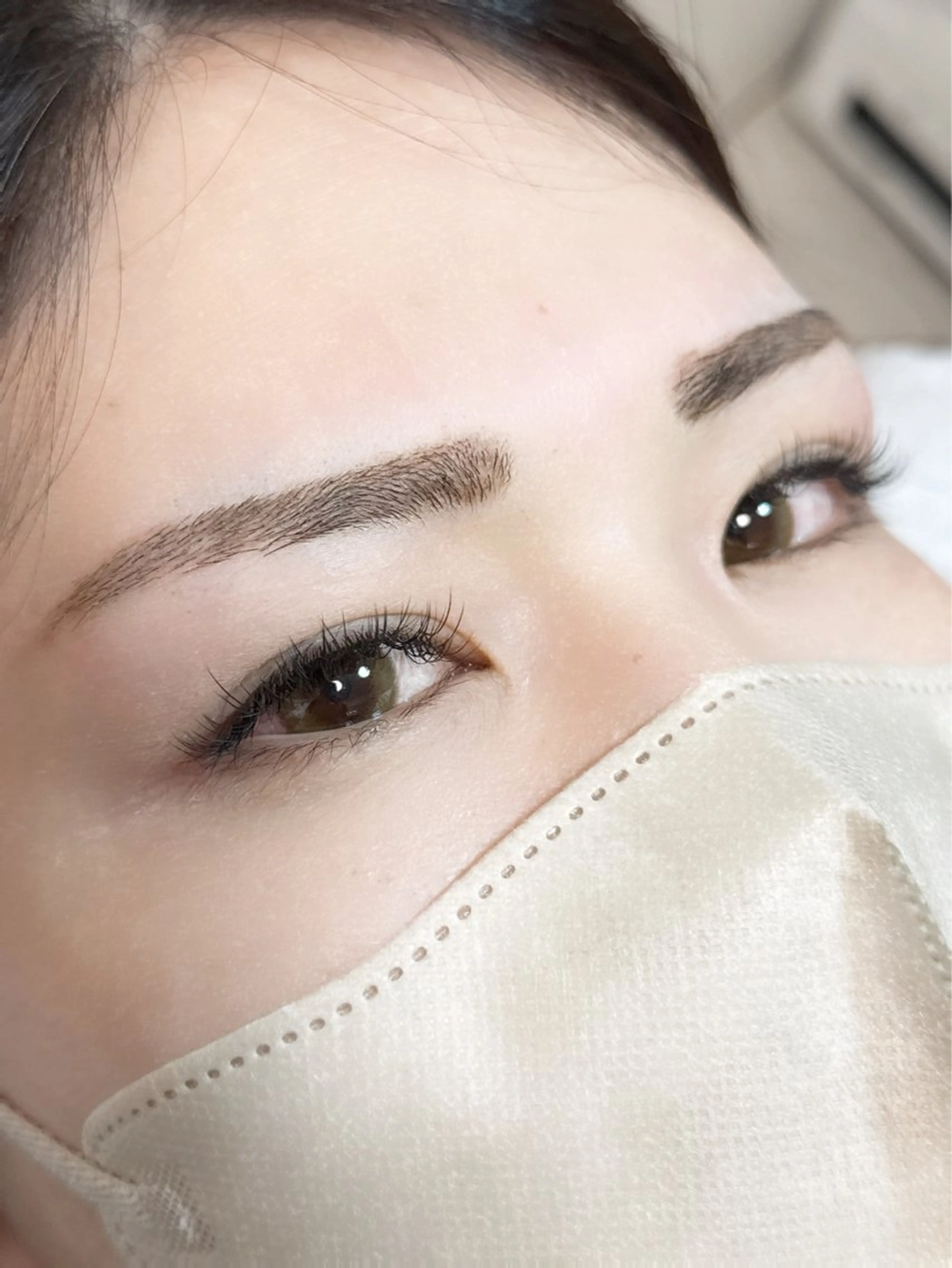 マツエク・マツパ Cカール キュート フラットラッシュ salon de Tiara Fukaのマツエク・マツパデザイン