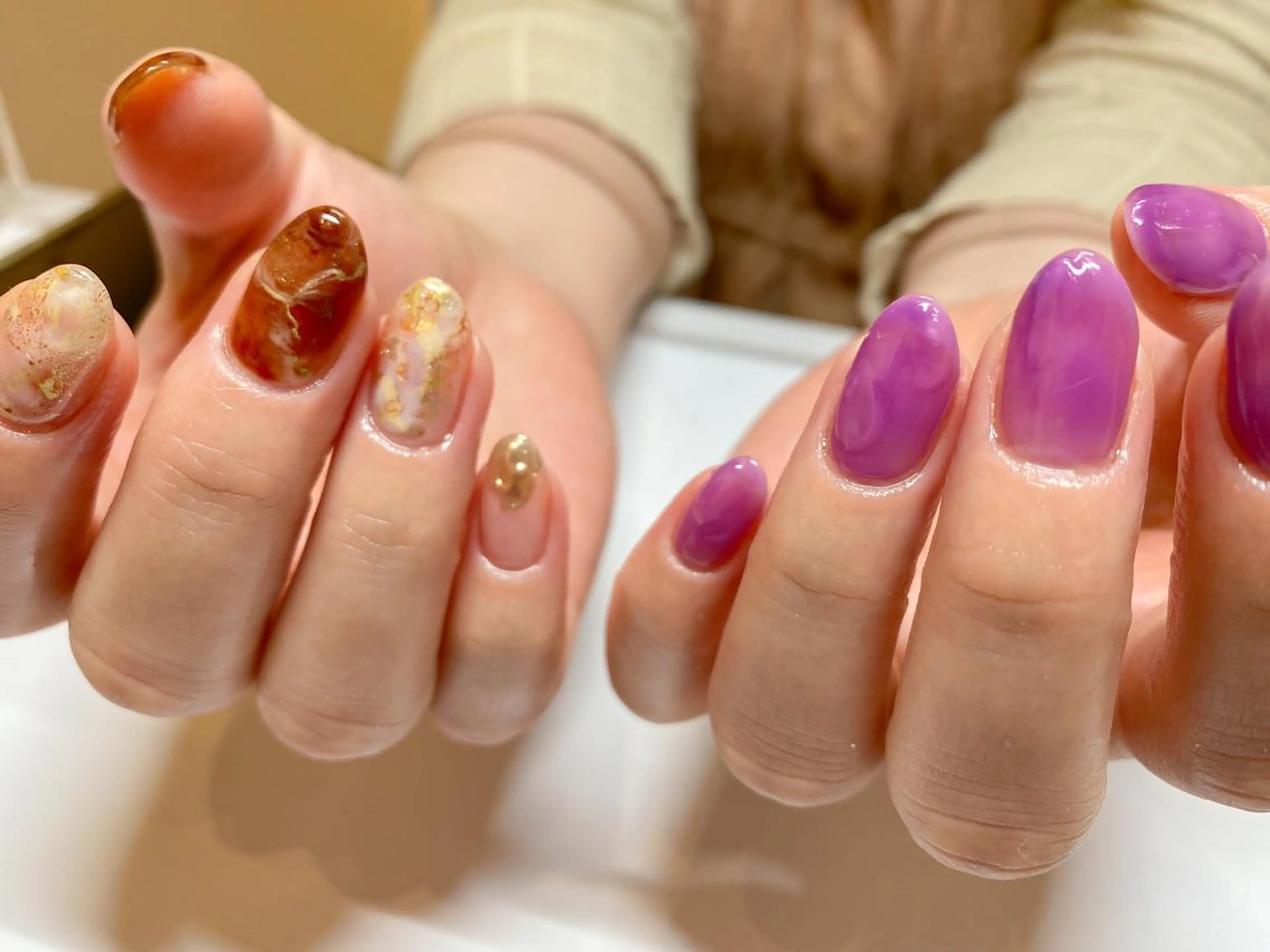 ネイル ニュアンスネイル ハンドネイル 表参道colore所属・表参道colore店 REICAのネイルデザイン