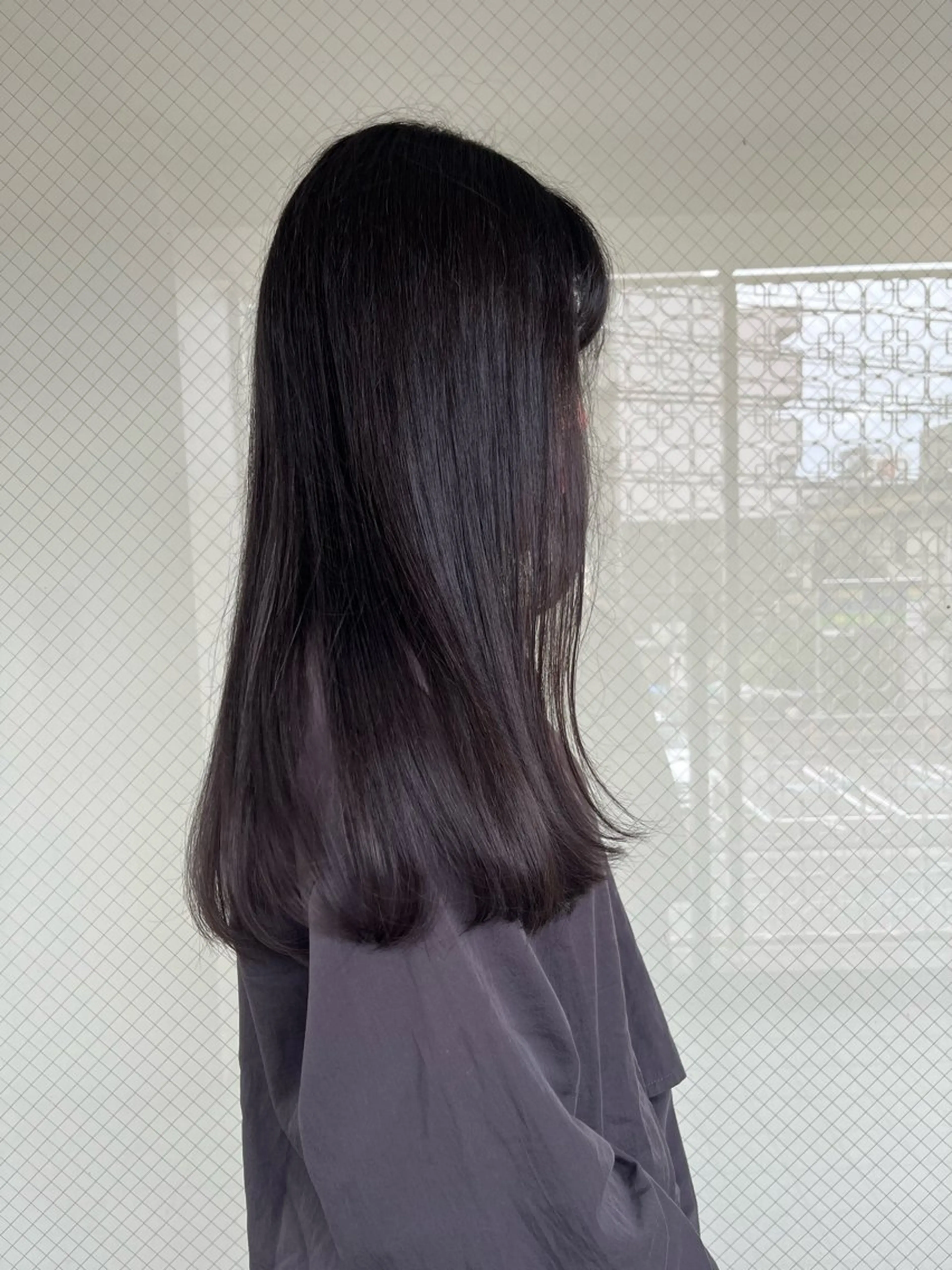 ロング カラー CLOVER新田辺所属・石賀 早紀のヘアスタイル