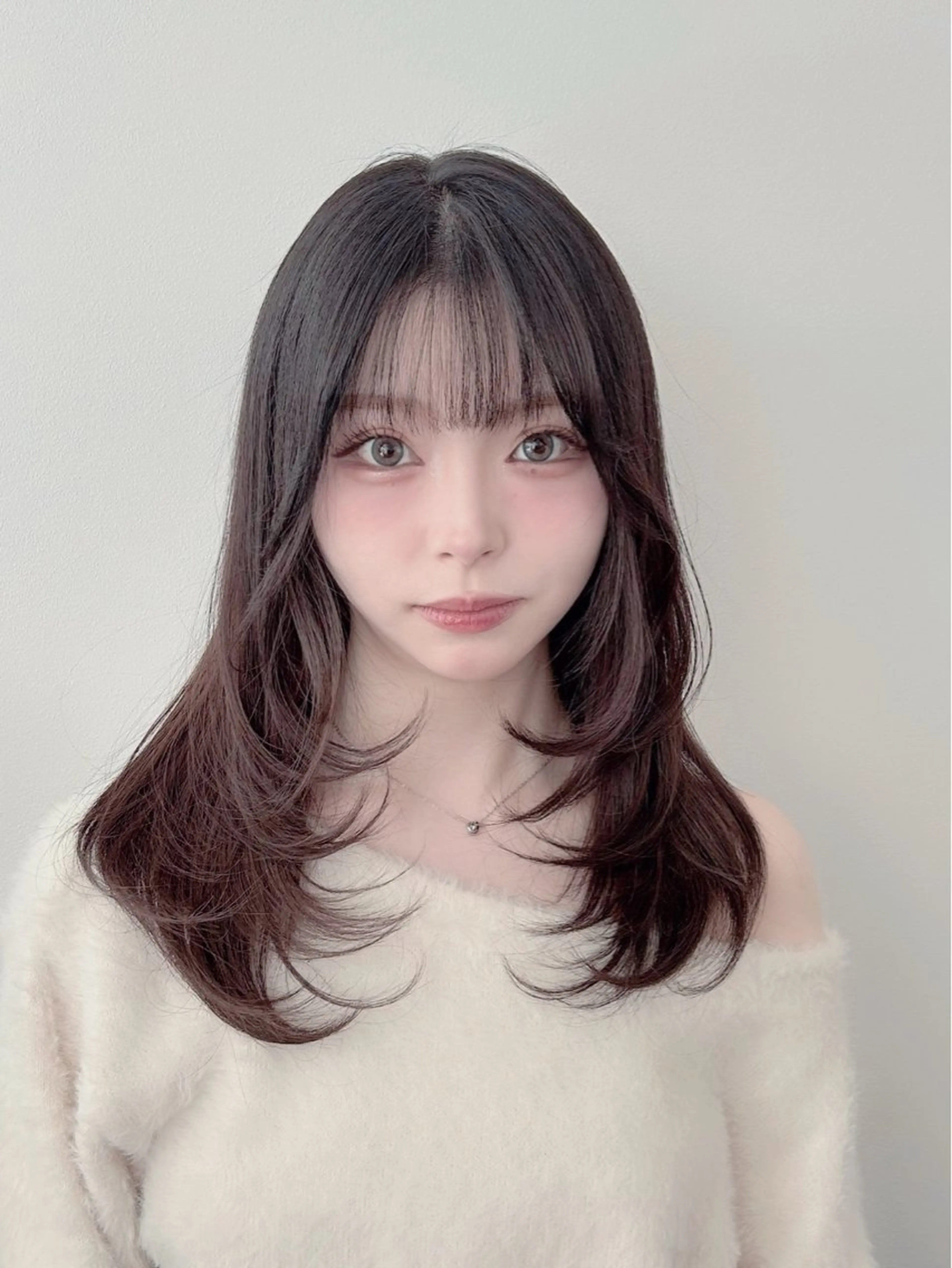 [韓国風]ヘアメイク+巻き下ろしの写真