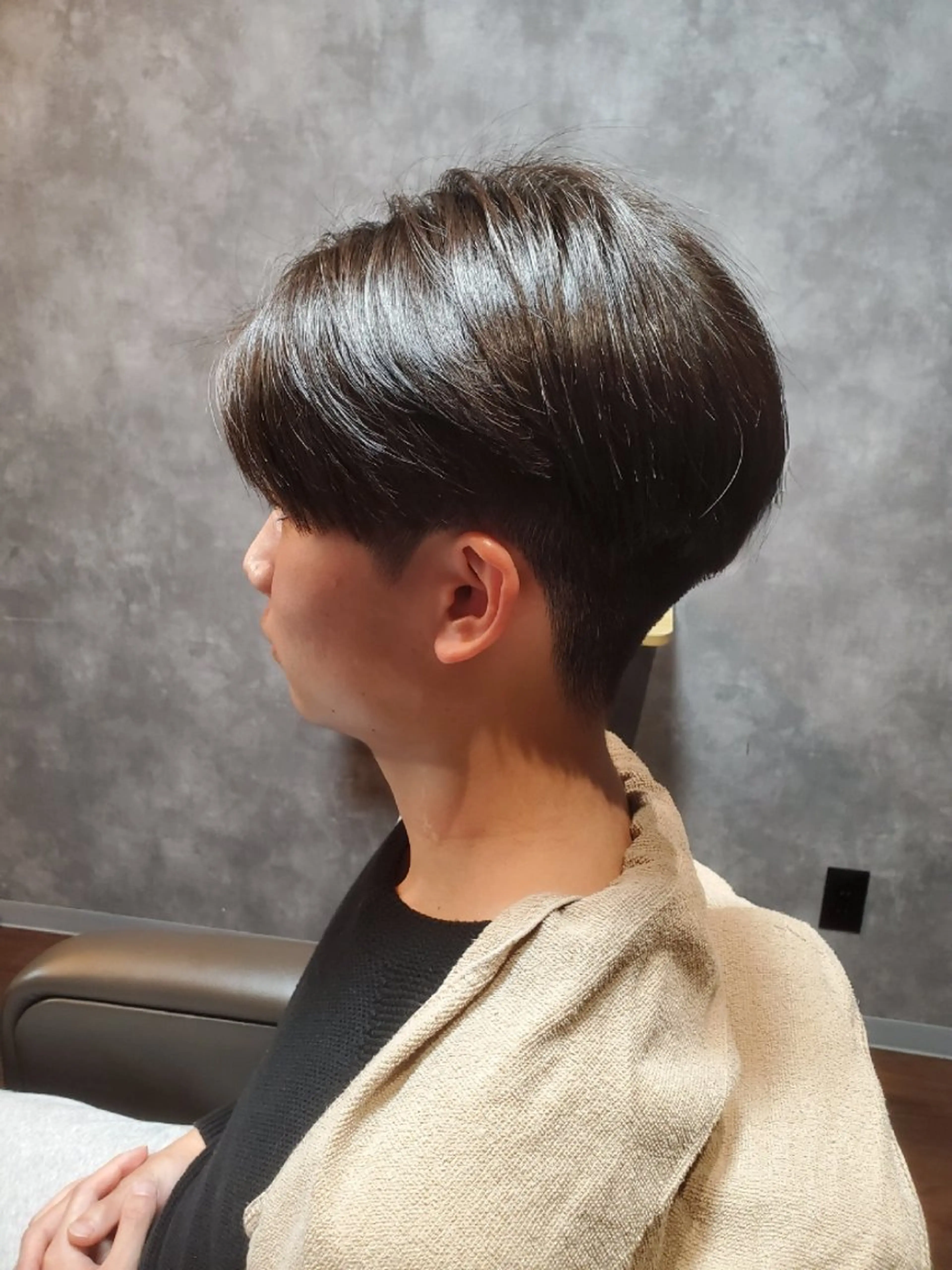 ミディアム パーマ 縮毛矯正 MEN'S SALON　BOLT所属・メンズBOLT ハシモトのヘアスタイル