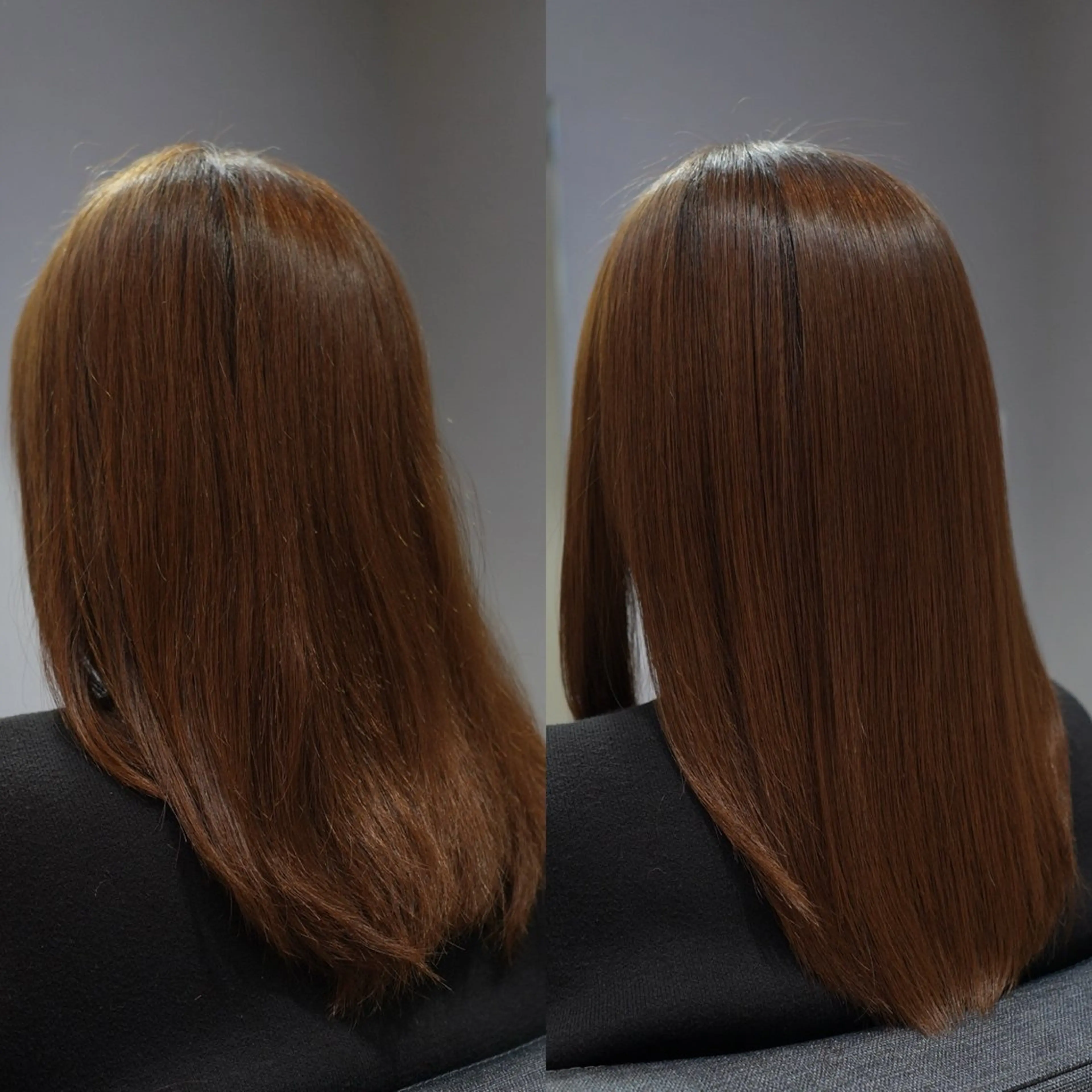 ロング カラー 髪質改善韓国コテ巻き パーマ/城井友輔のヘアスタイル