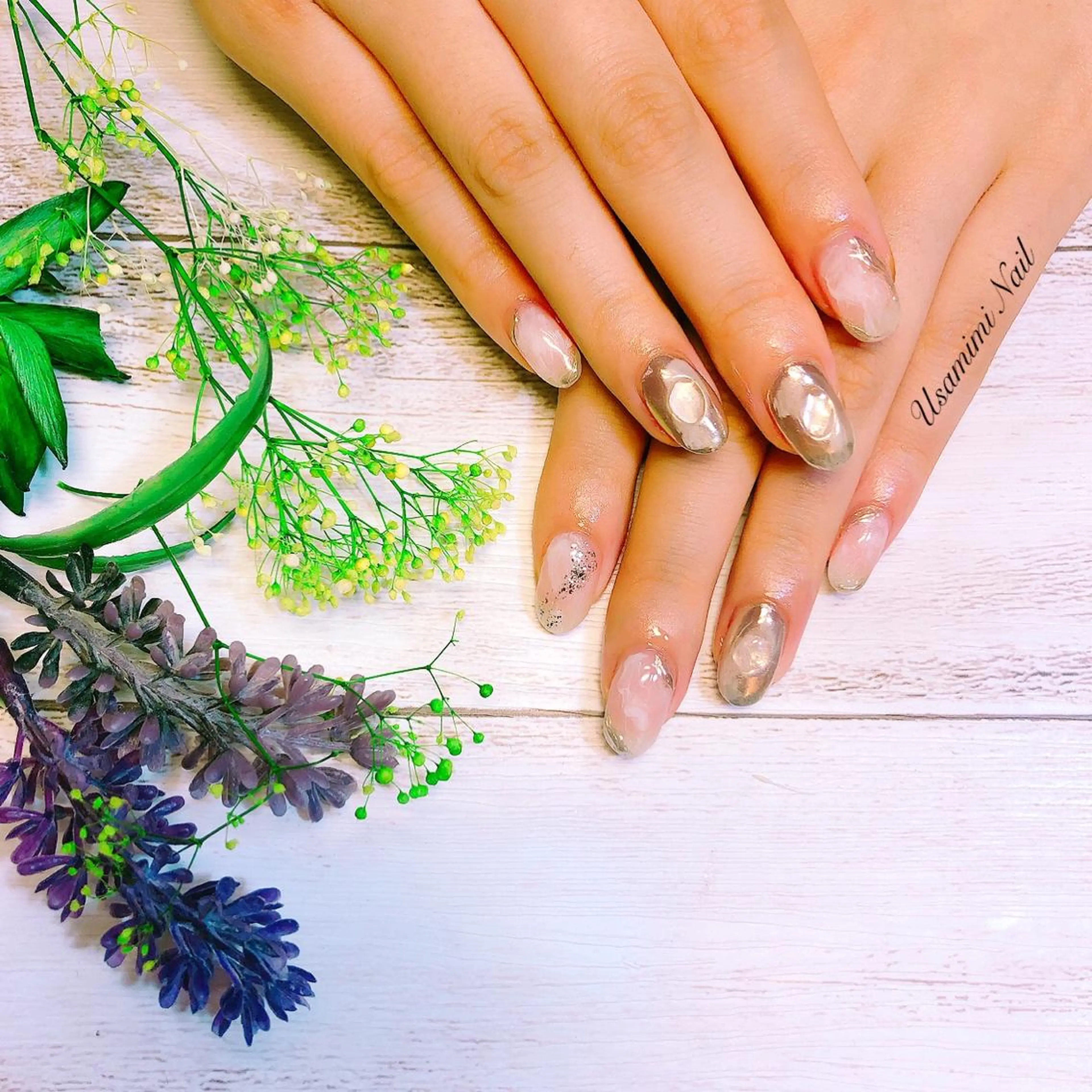 ネイル ハンドネイル USAMiMi 🐰💕のネイルデザイン