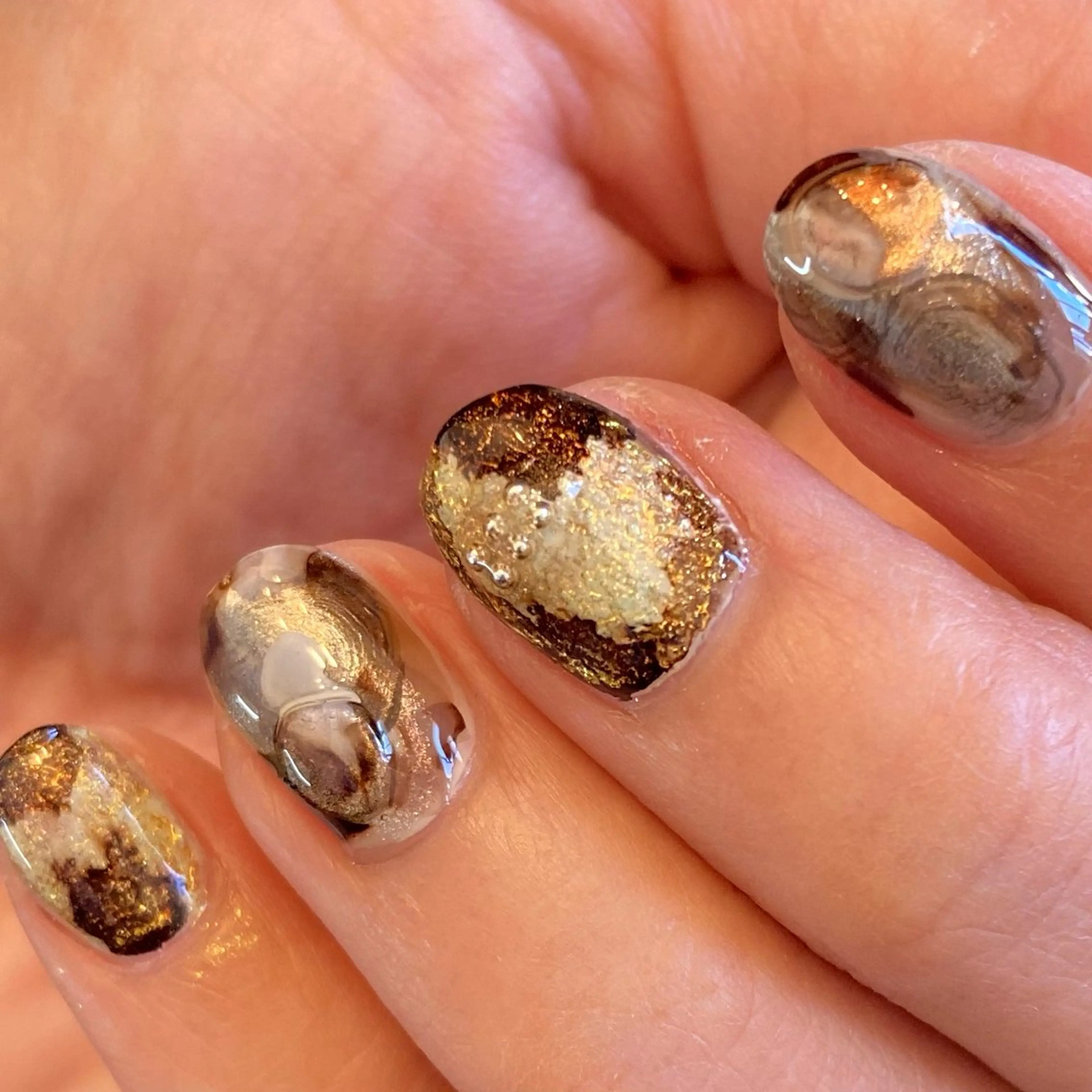 ネイル ニュアンスネイル ハンドネイル ハンドケア 爪の絵描き屋　ミテネイル所属・爪の絵描き屋 ミテネイルのネイルデザイン