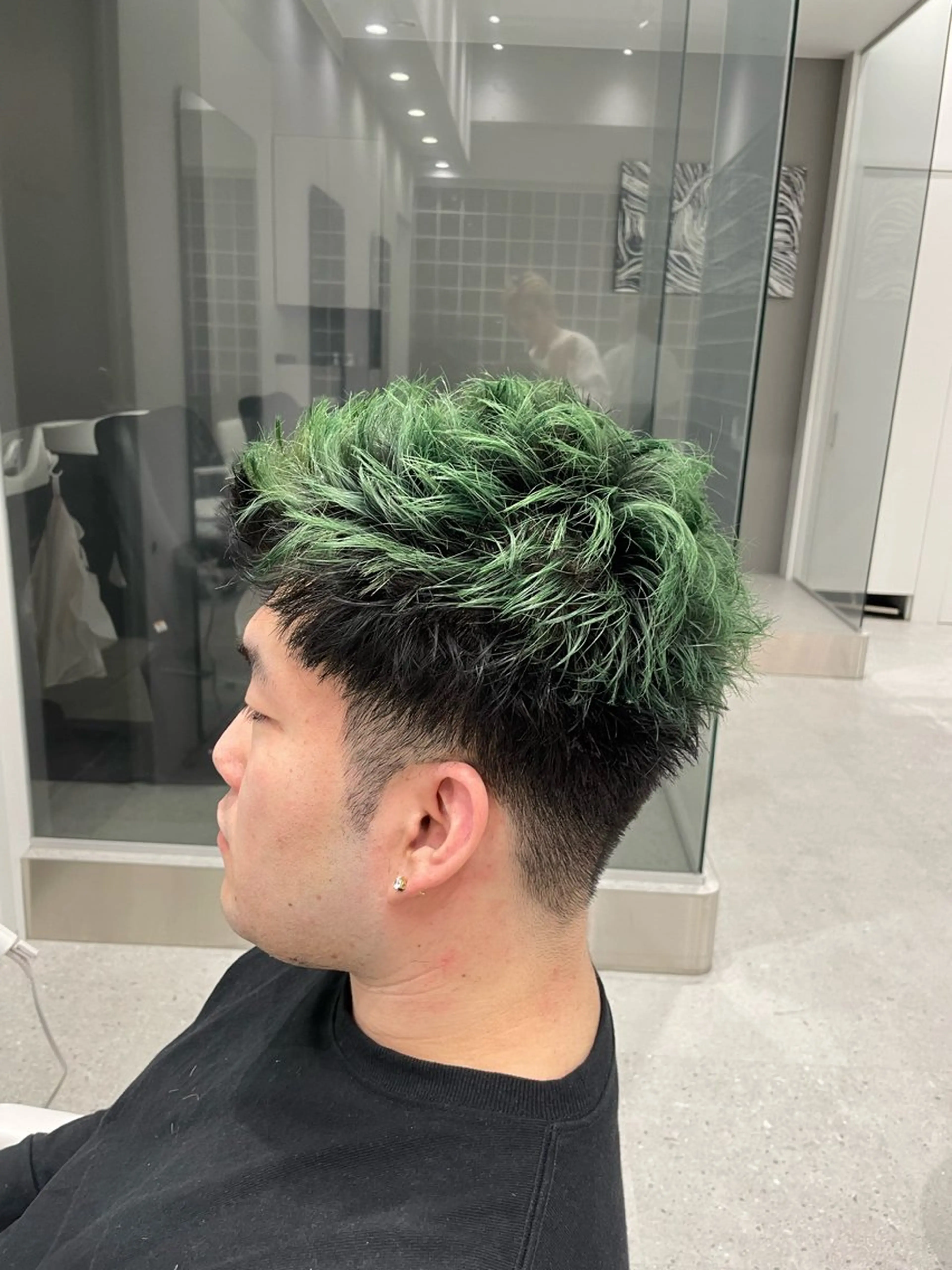 カラー メンズ 無料ショートモデル 募集中❗️秋山ひらいのヘアスタイル