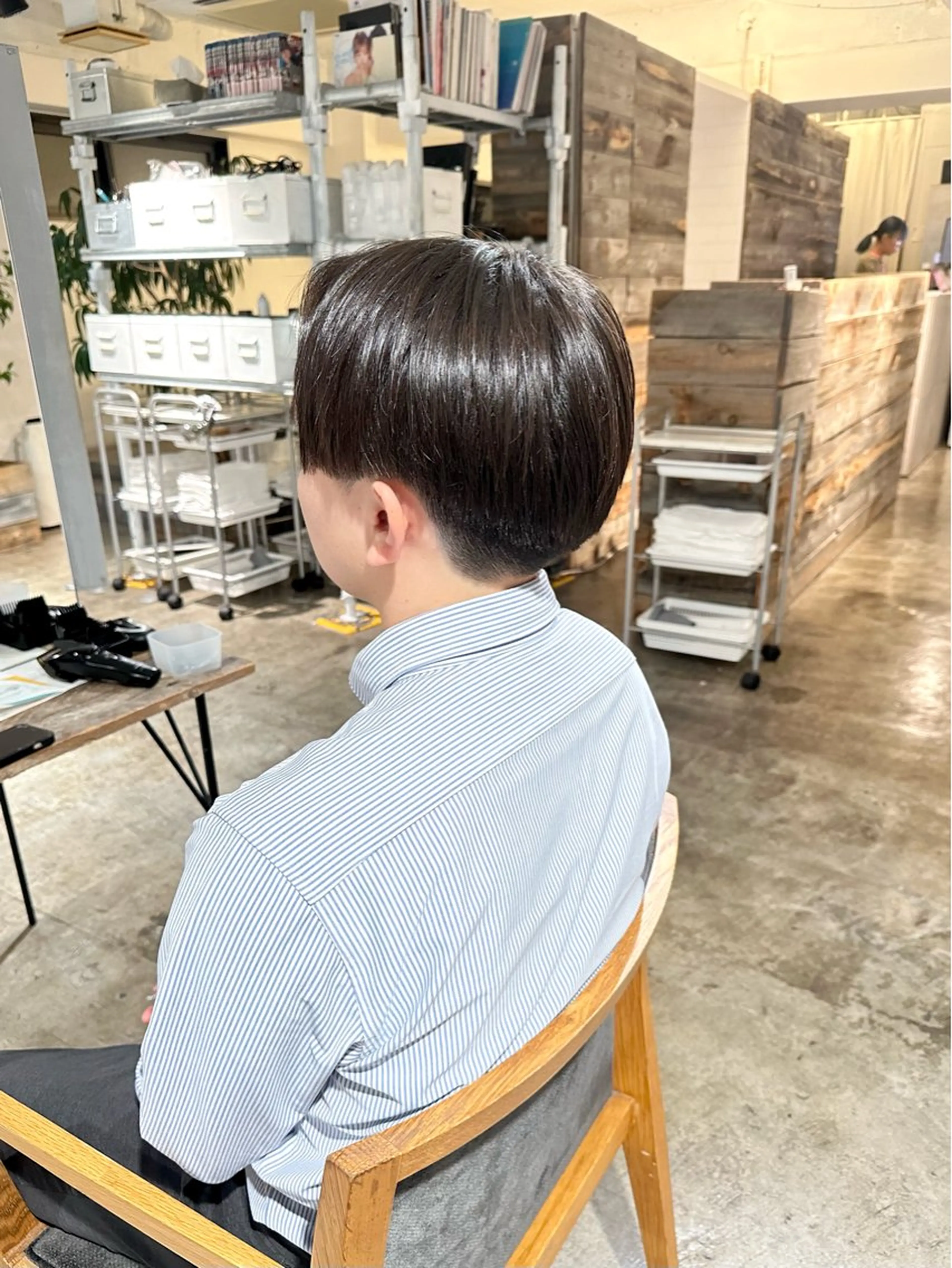 メンズ ビジネス センターパート フェードカット カット 骨格補正施術/メンズ 専門美容師/YUYAのヘアスタイル