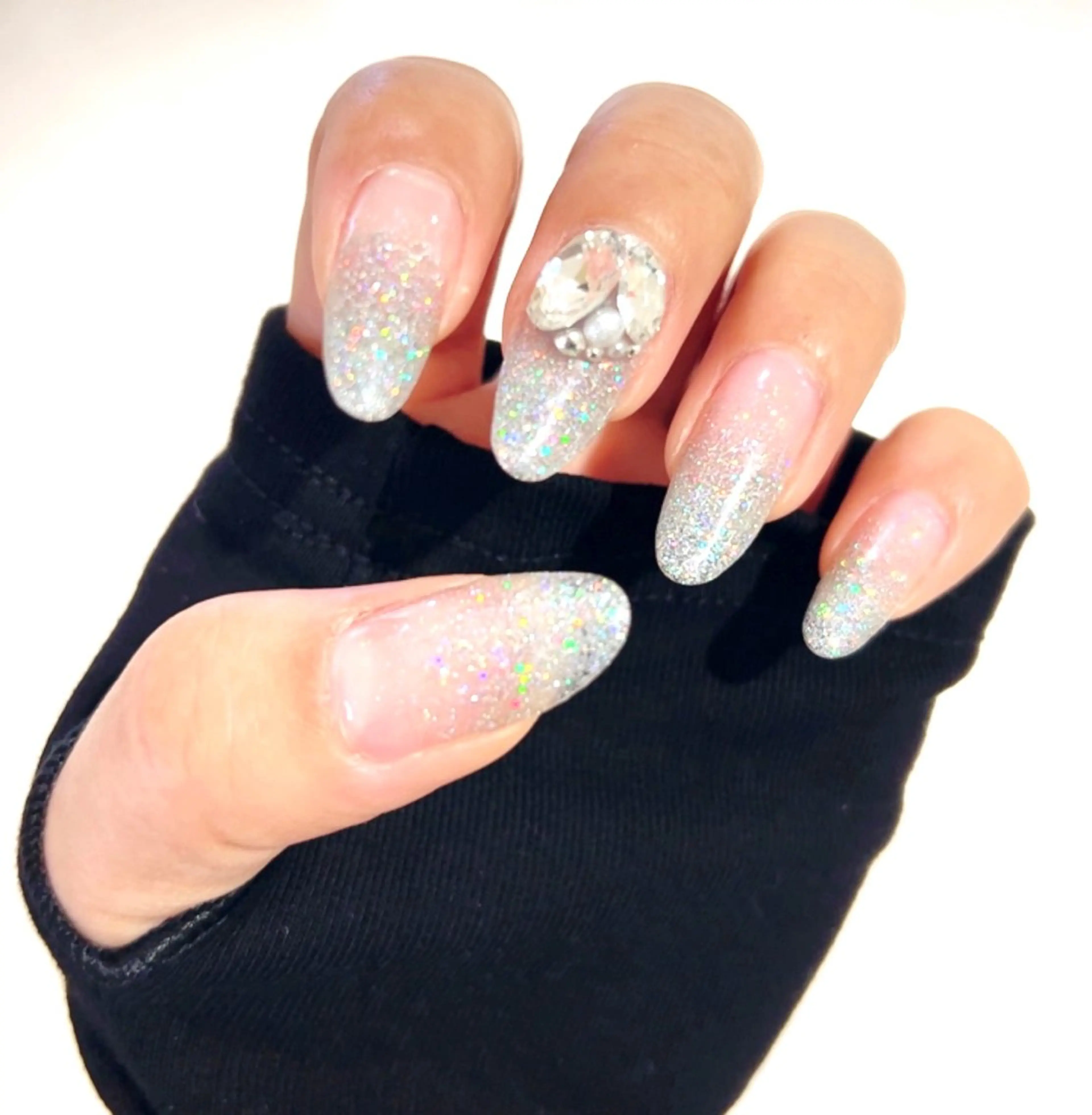 ネイル フラッシュネイル グラデーション Beauty静 nailのネイルデザイン