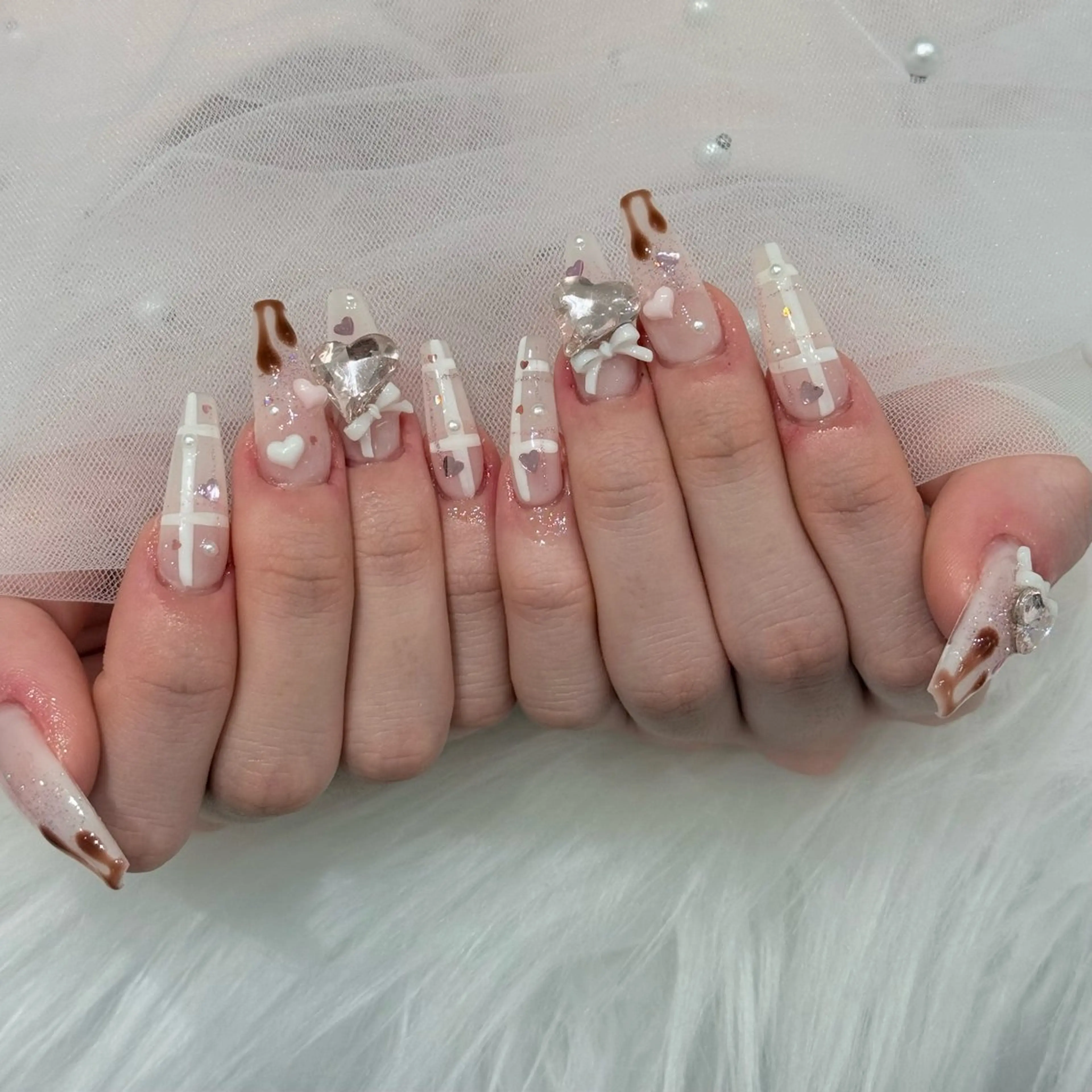 ネイル フレンチネイル ロングネイル マグネットネイル スカルプネイル スーパーロングネイル ハンドネイル ハンドケア Nihonthy Nail 新宿所属・Nihonthy Nail 新宿のネイルデザイン