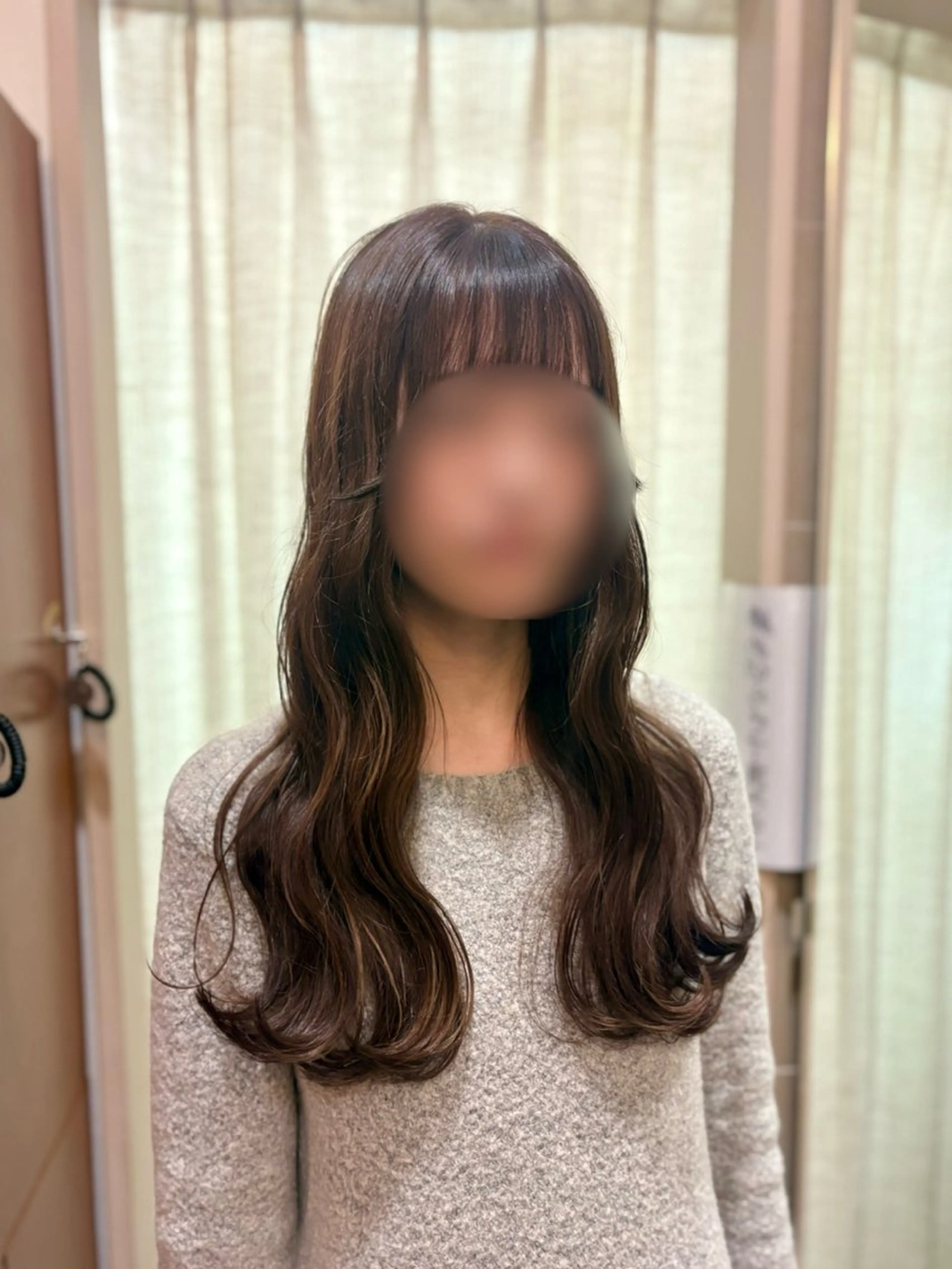 ロング カラー カット ヘアカラー トリートメント 🎀透明感カラー 🐈ナズナのヘアスタイル