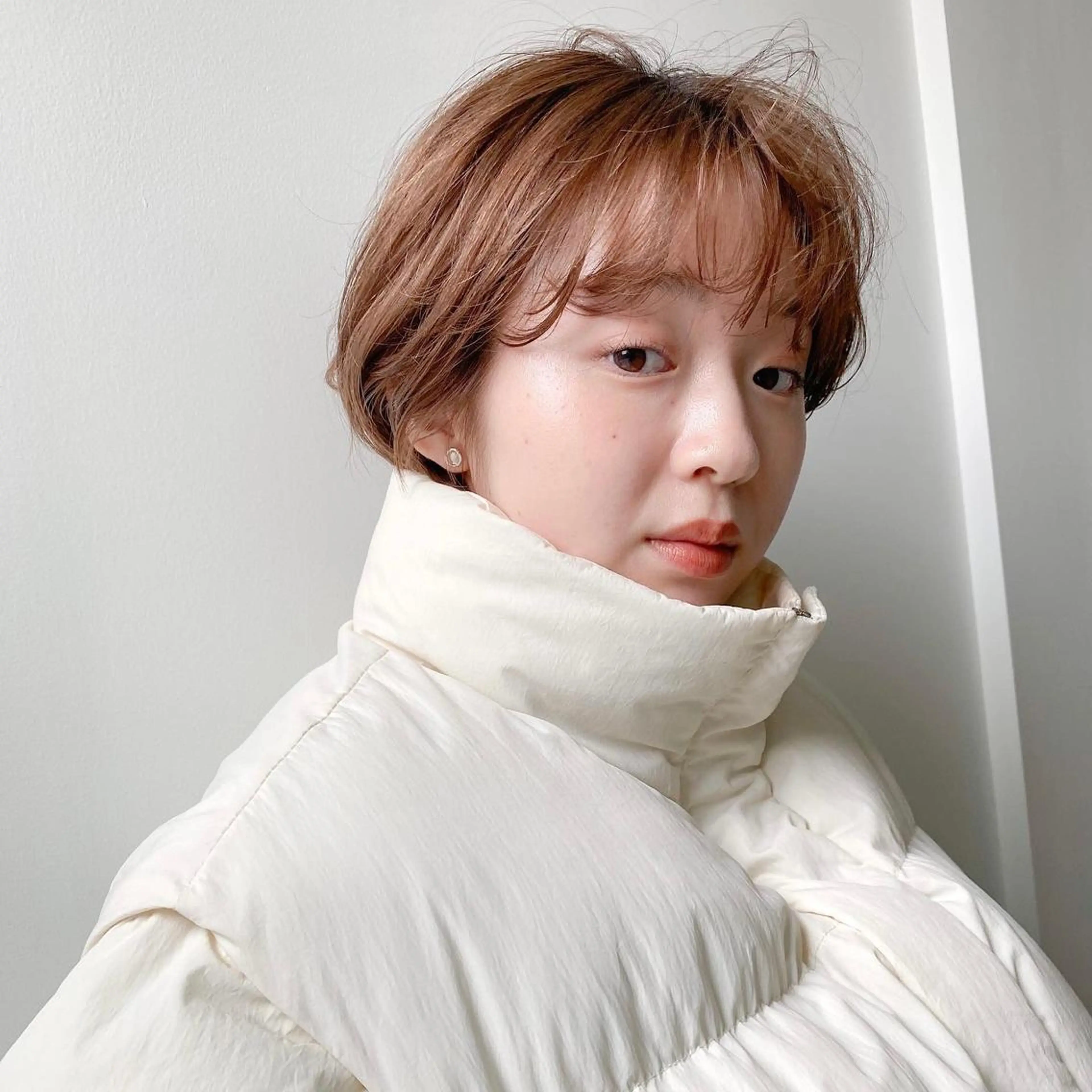 ショート カラー ヘアアレンジ Nancy所属・束感まつげ❤︎ あみのマツエク・マツパデザイン