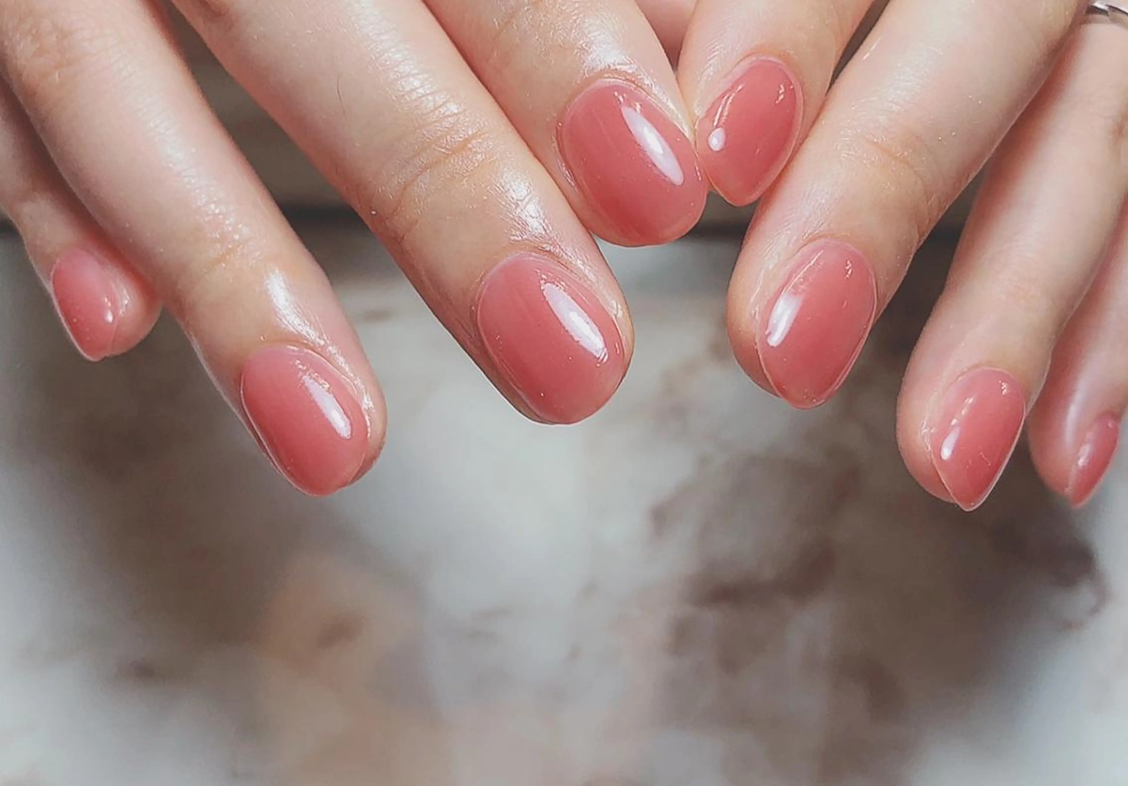 ネイル アートネイル ジェルネイル ニュアンスネイル パラジェル Nailist Honamiのネイルデザイン